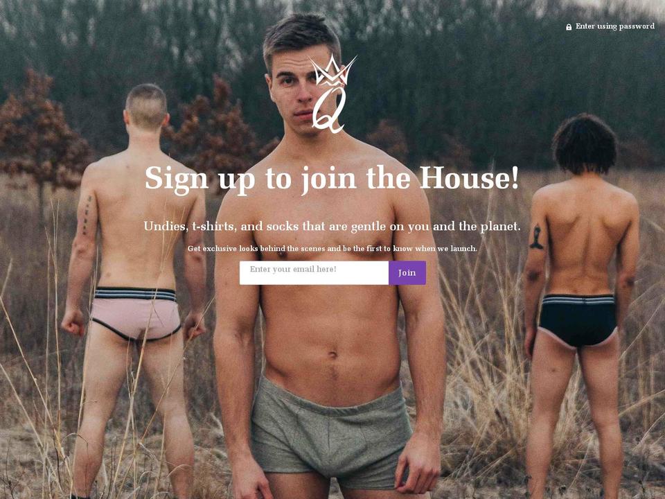 houseofpariah.com shopify website screenshot