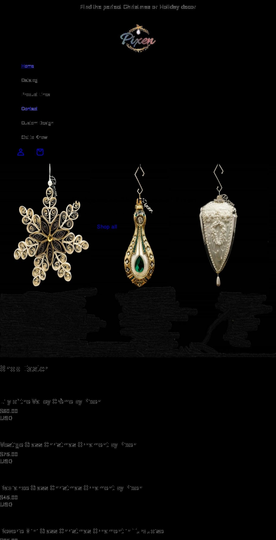 houseofpixen.com shopify website screenshot