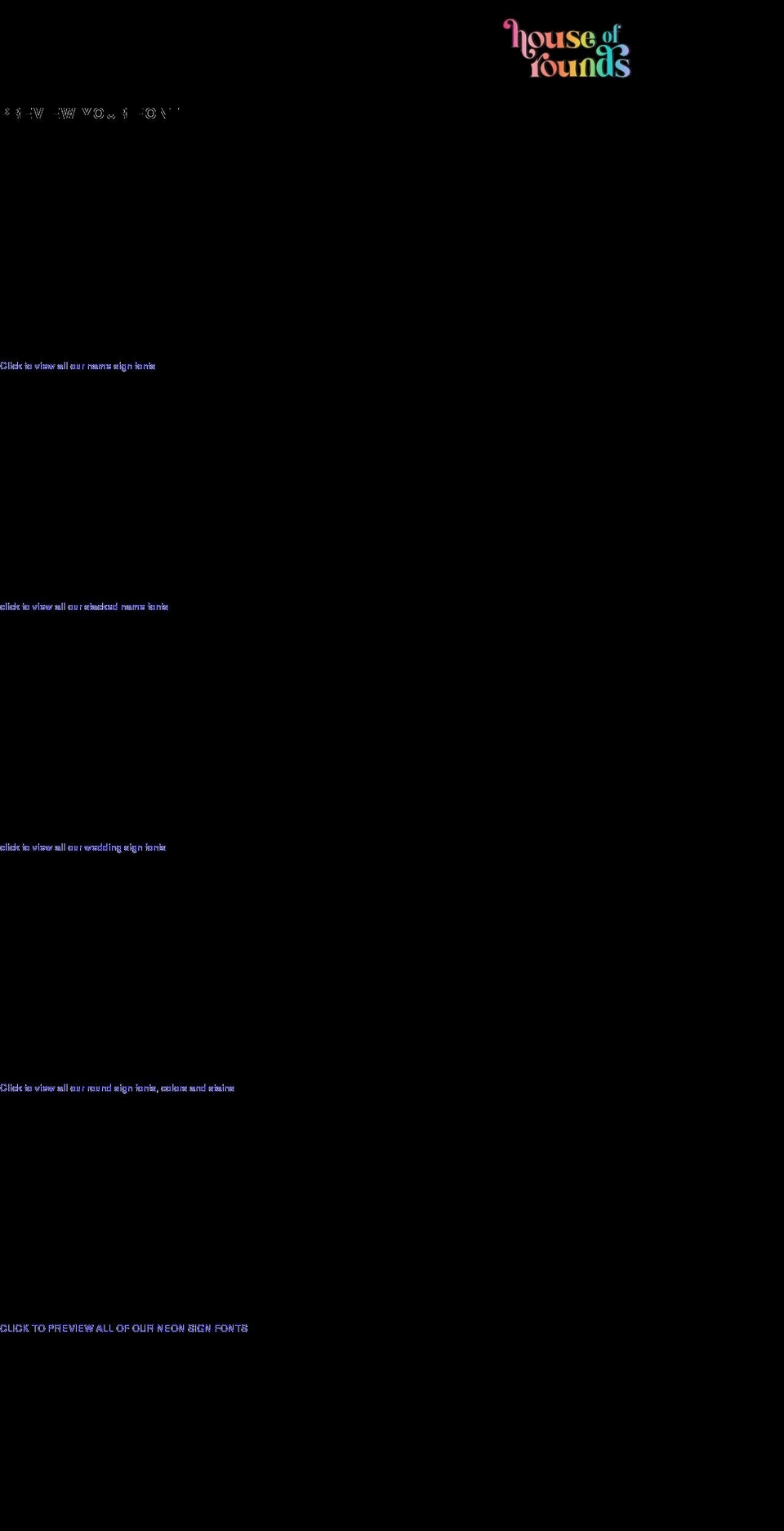 houseofroundspreview.com shopify website screenshot