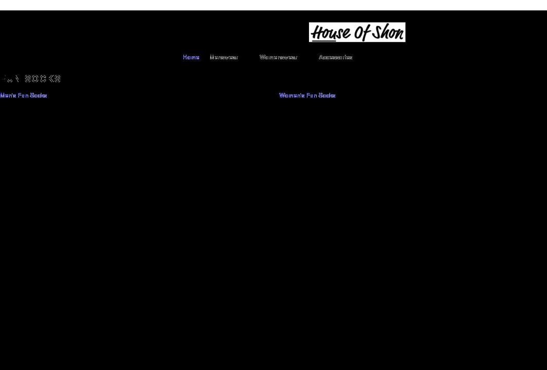 houseofshon.com shopify website screenshot