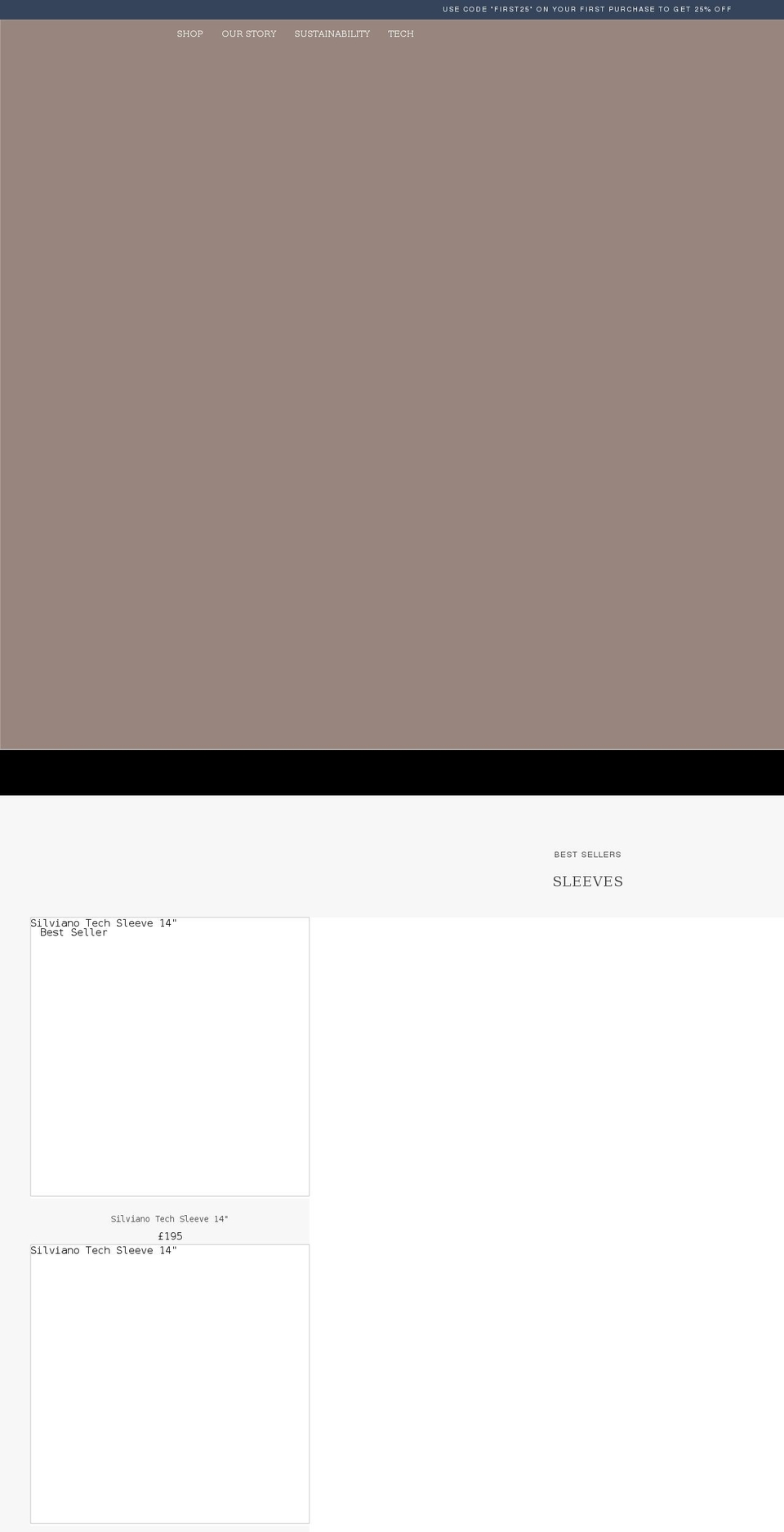 houseofsilviano.com shopify website screenshot