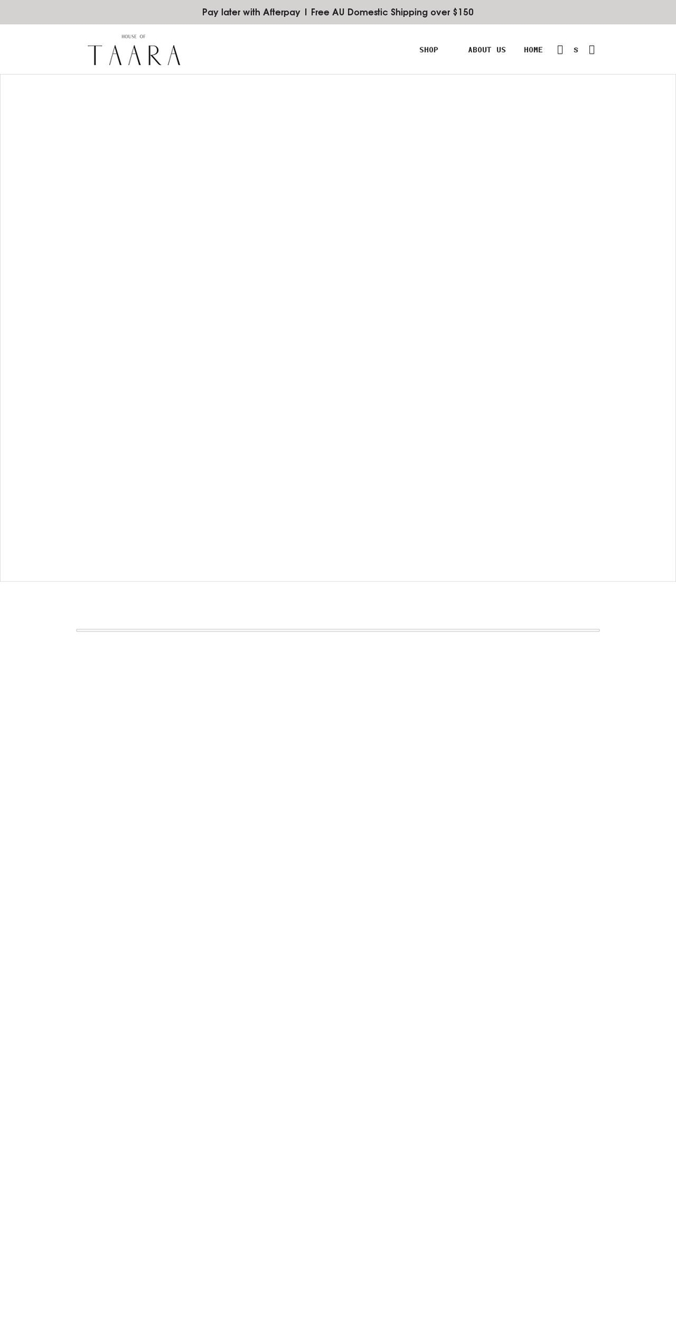 houseoftaara.com shopify website screenshot
