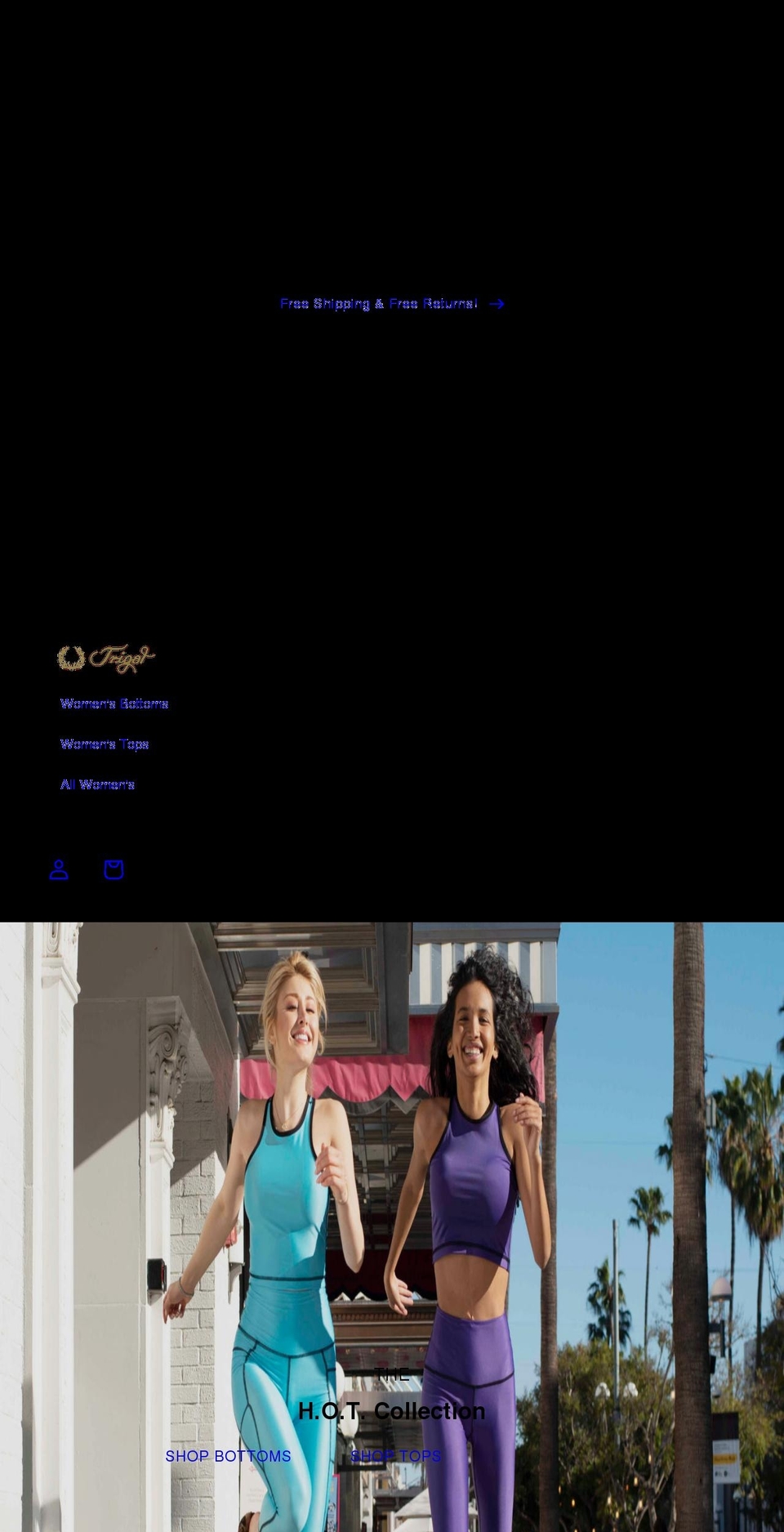 houseoftrigal.com shopify website screenshot