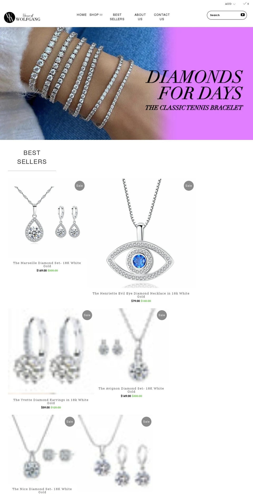 houseofwolfgang.com shopify website screenshot