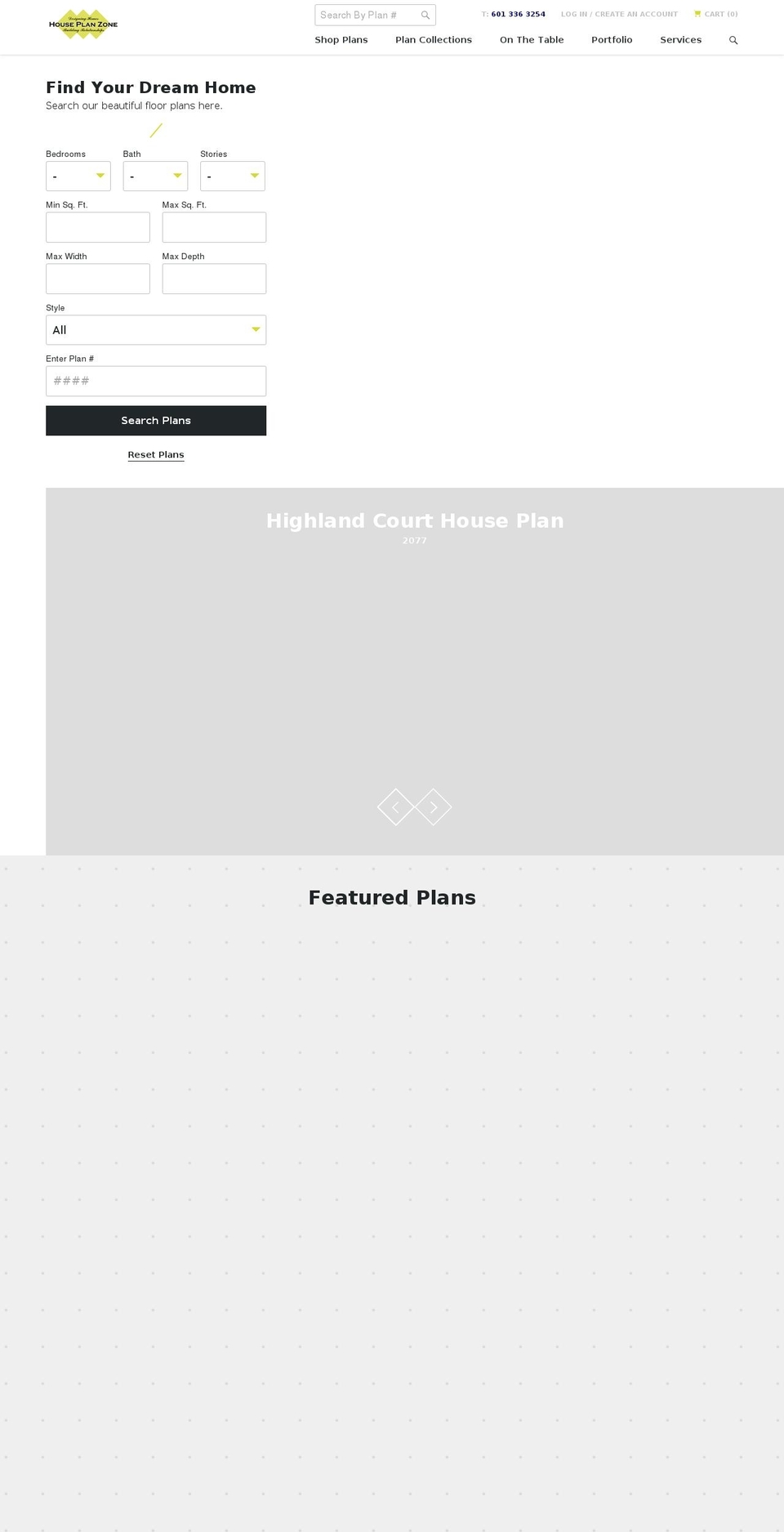 houseplanzone.net shopify website screenshot