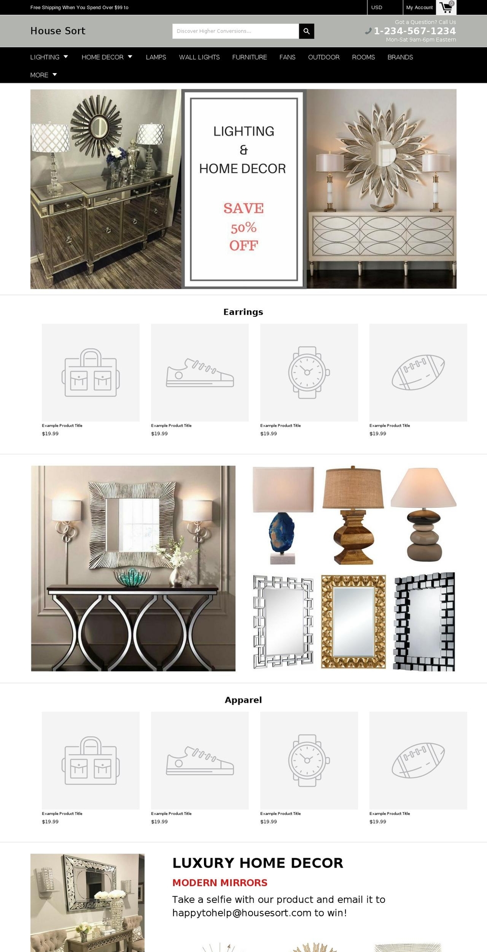 housesort.com — Shopify storefront screenshot