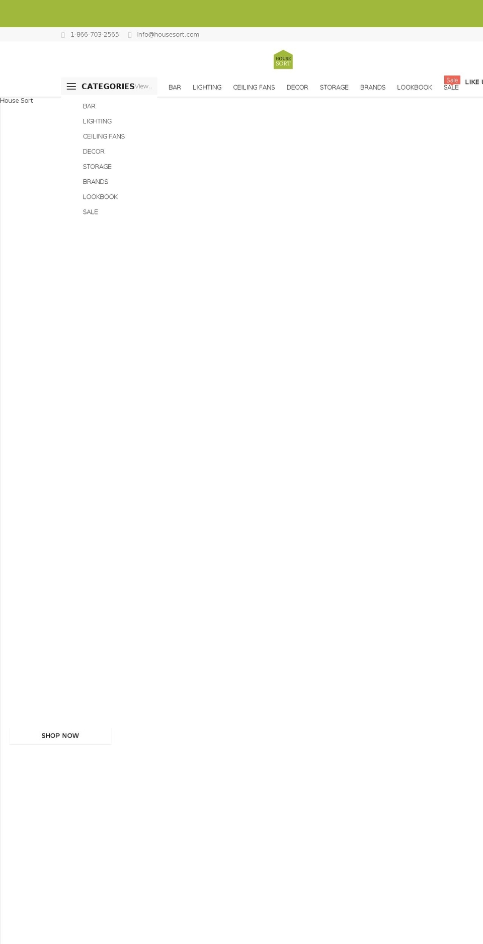 housesort.myshopify.com — Shopify storefront screenshot
