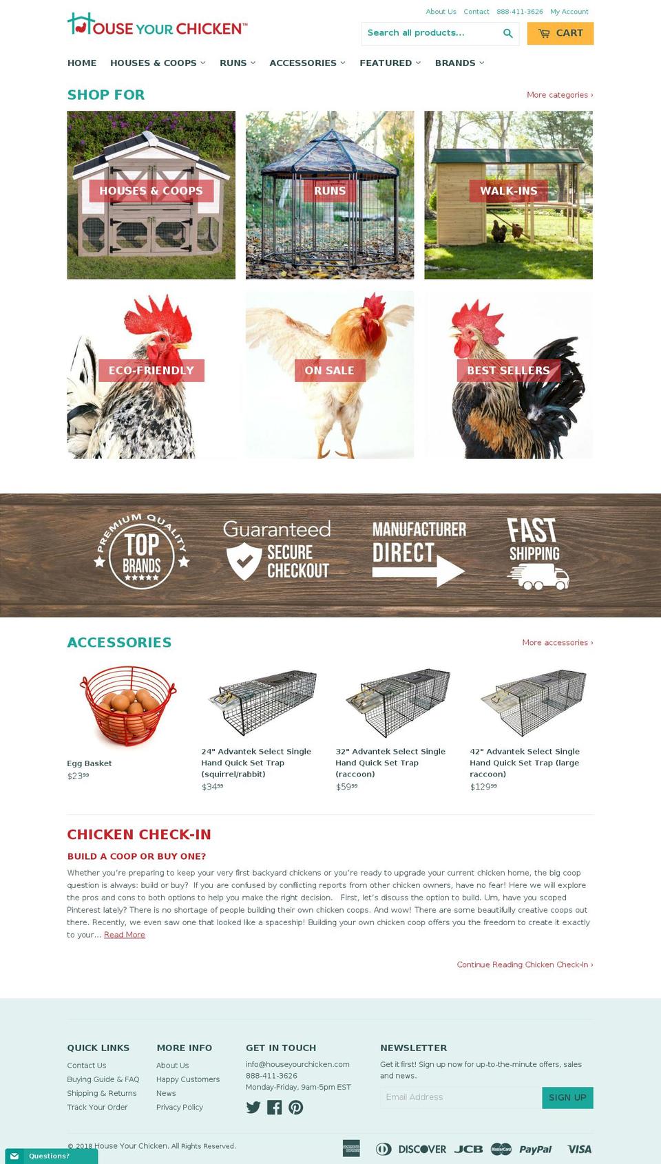 dsl-theme-sept3 Shopify theme site example houseyourchicken.com