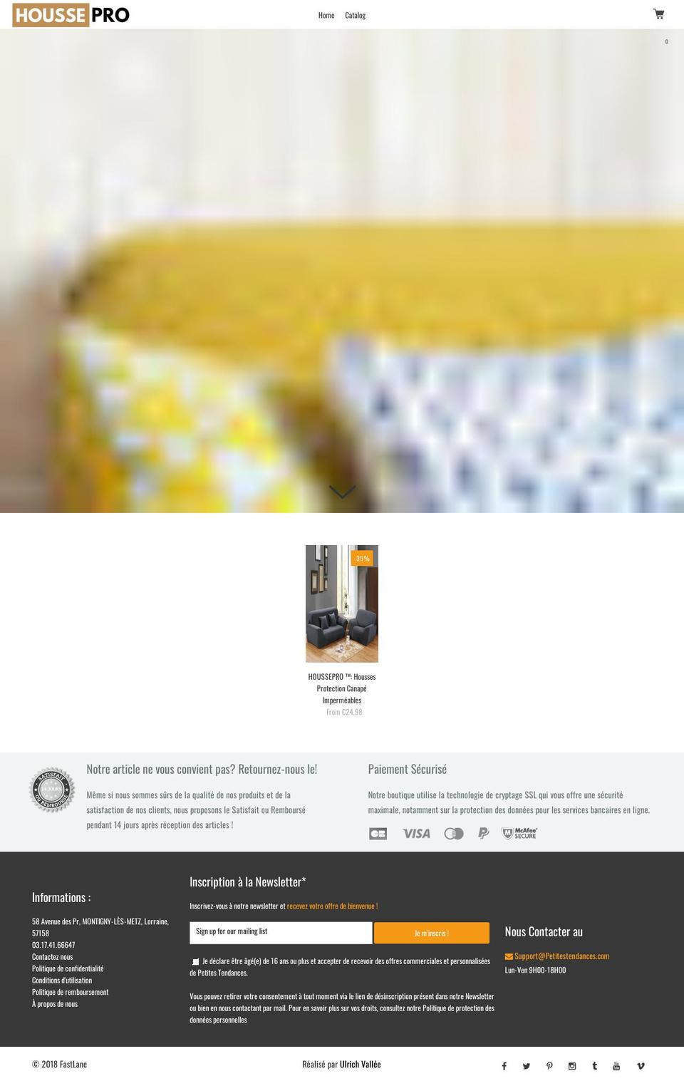 houssepro.com shopify website screenshot
