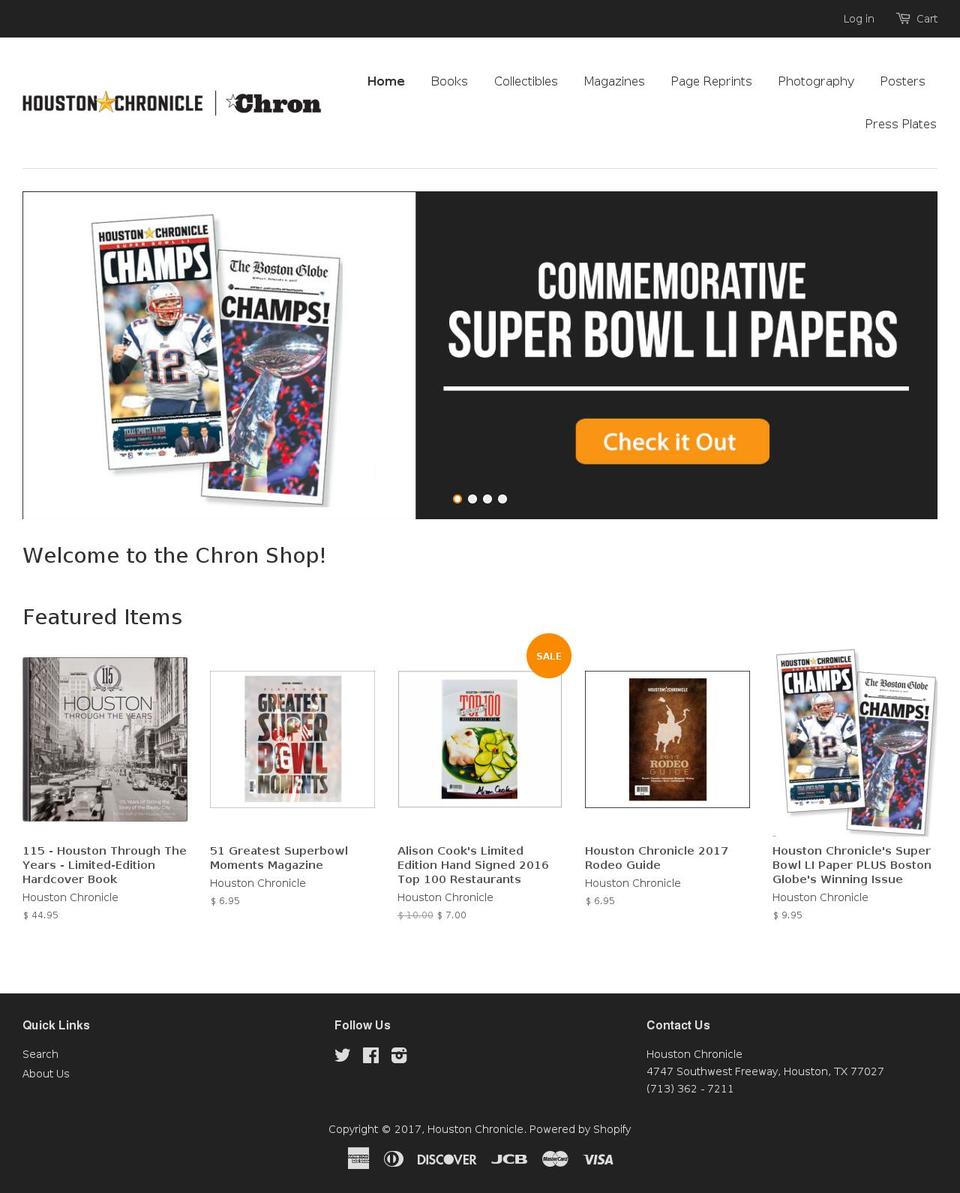 houston-chronicle.myshopify.com shopify website screenshot