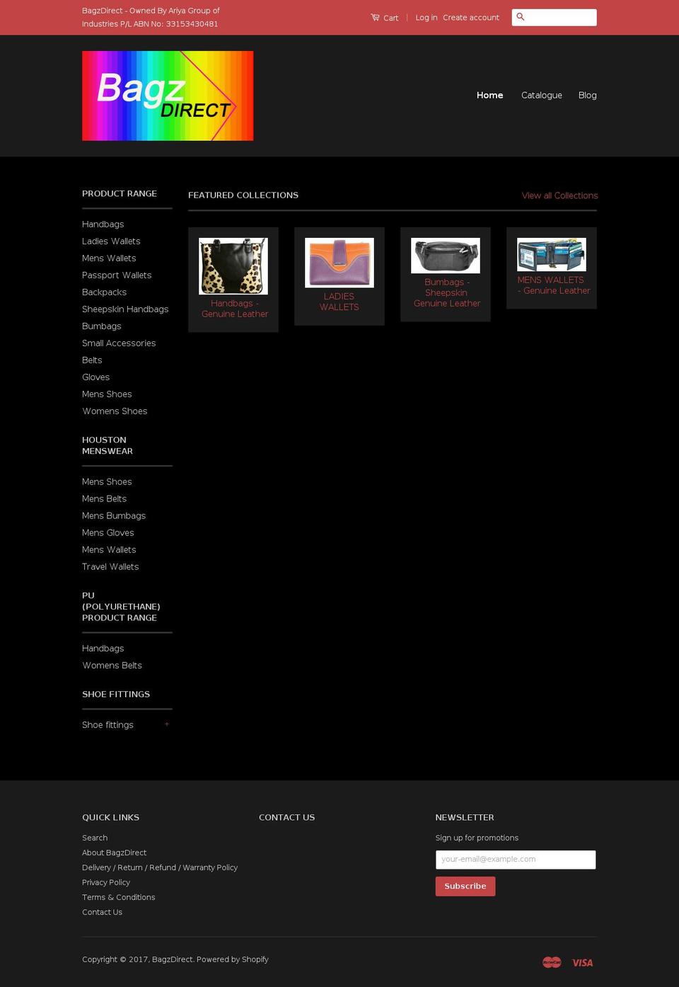 houstonmenswear.com shopify website screenshot