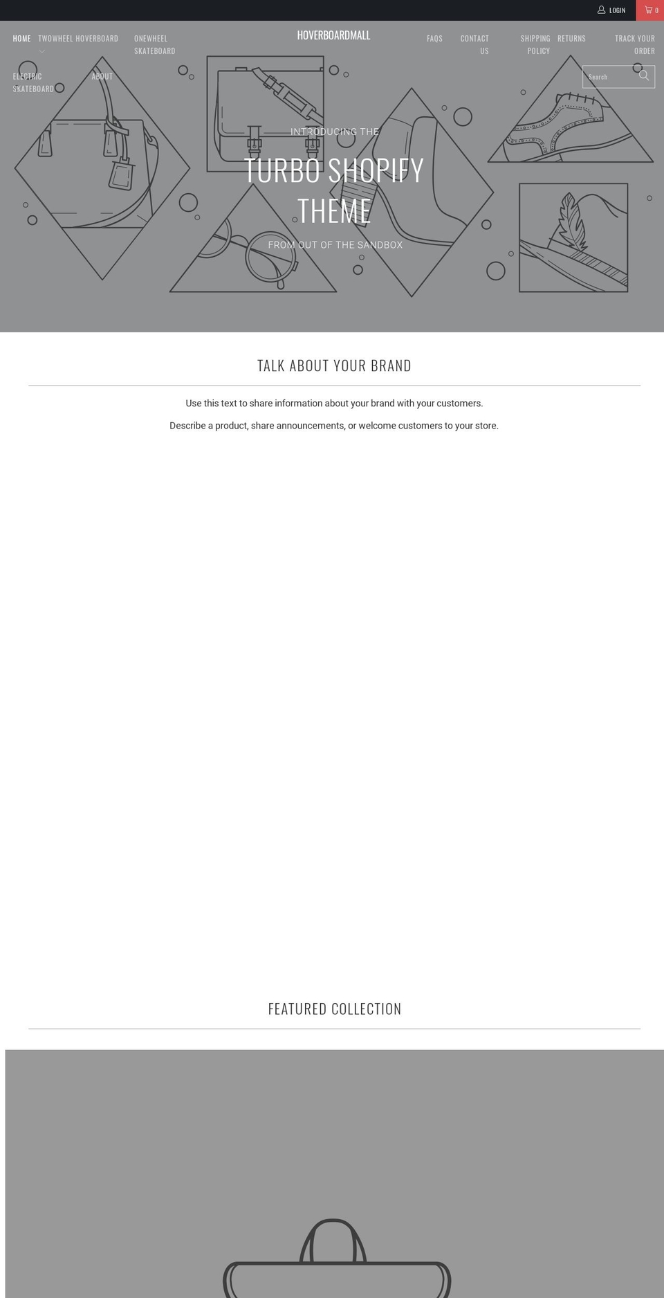 hoverboardmall.com — Shopify storefront screenshot