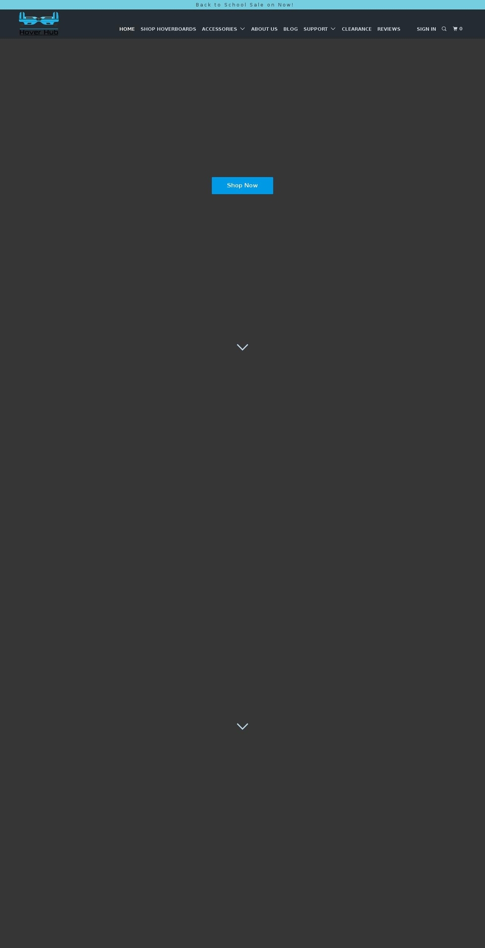hoverhub.com — Shopify storefront screenshot