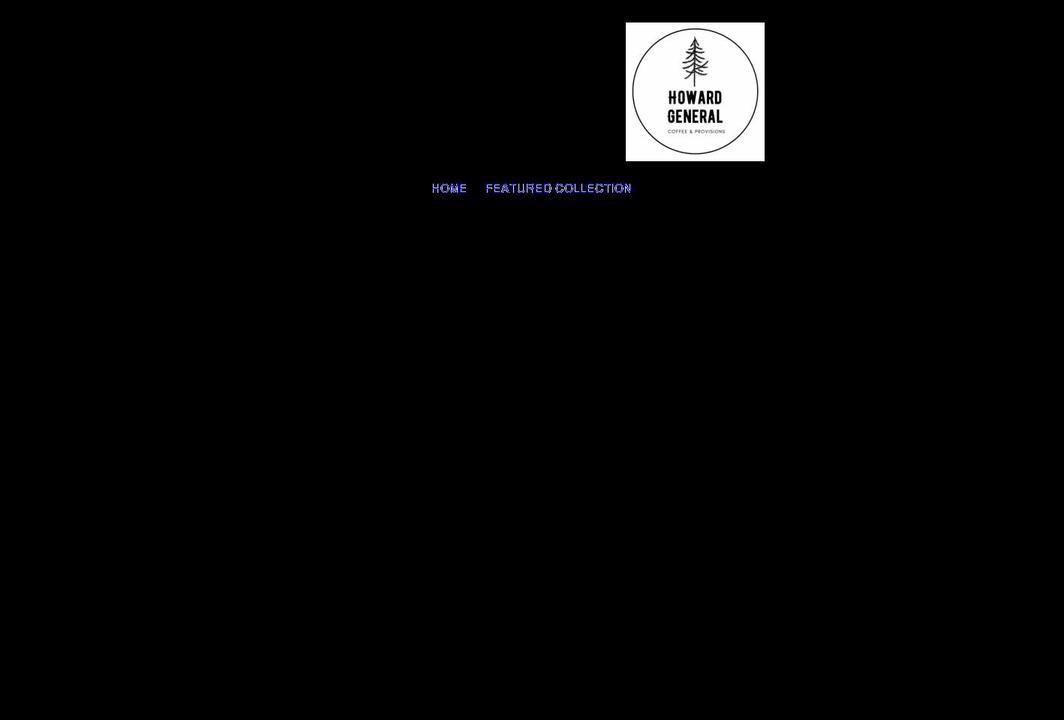 howardgeneral.com shopify website screenshot