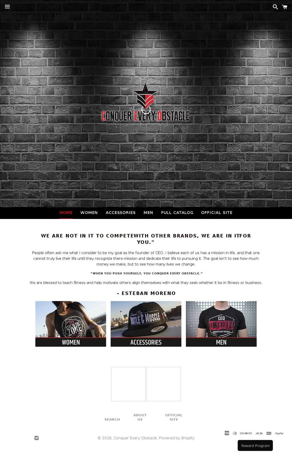 howdoyouceo.com — Shopify storefront screenshot