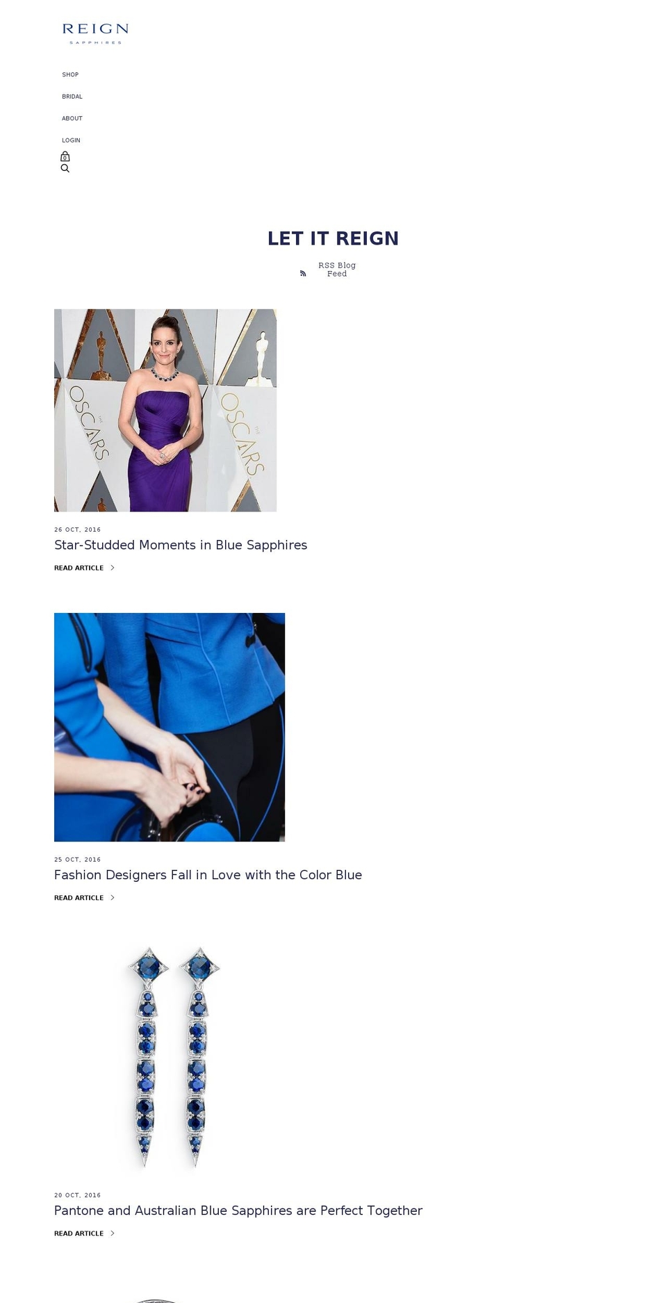 howdoyoureign.com — Shopify storefront screenshot