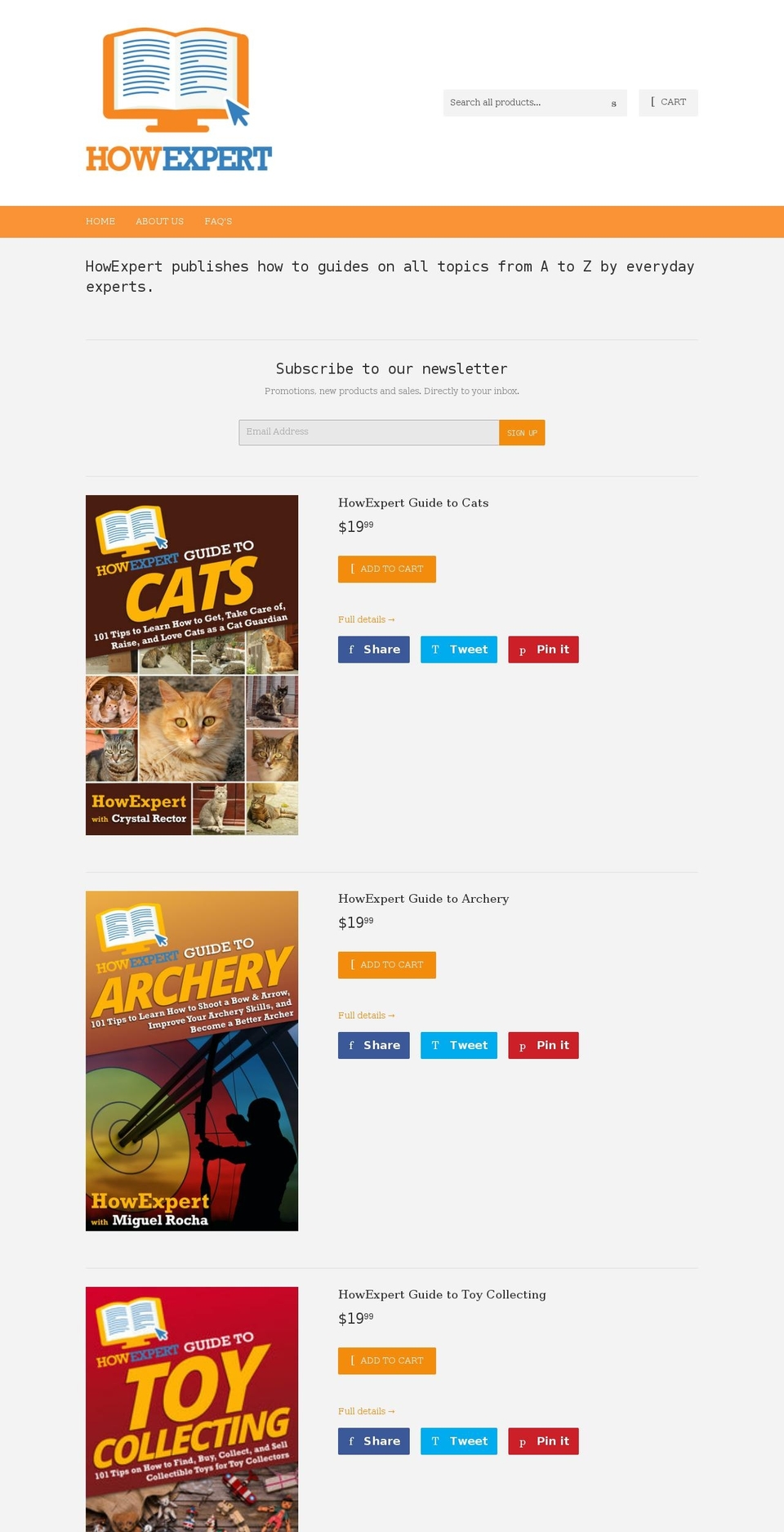 howexpertshop.com shopify website screenshot