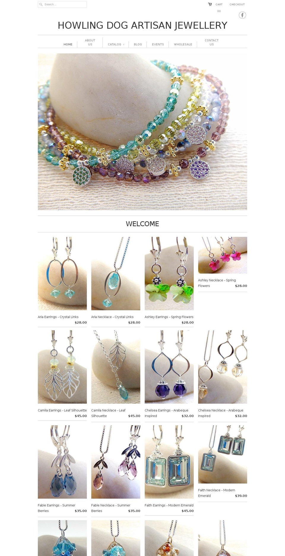 howlingdogart.com shopify website screenshot