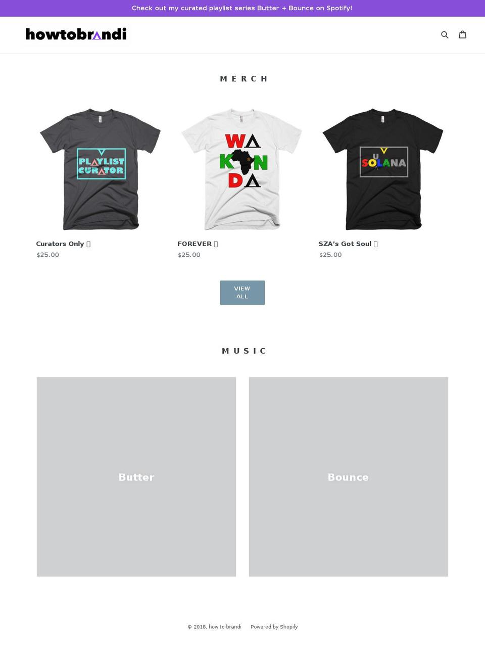howtobrandi.com — Shopify storefront screenshot