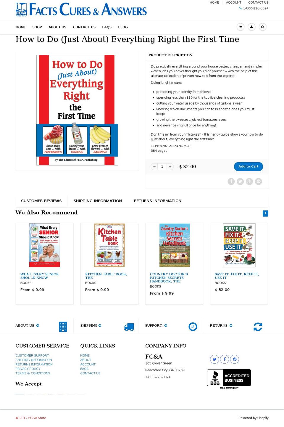 howtodojustabouteverythingright.com shopify website screenshot