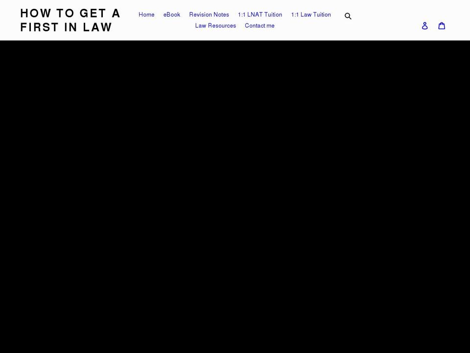 howtogetafirstinlaw.com shopify website screenshot