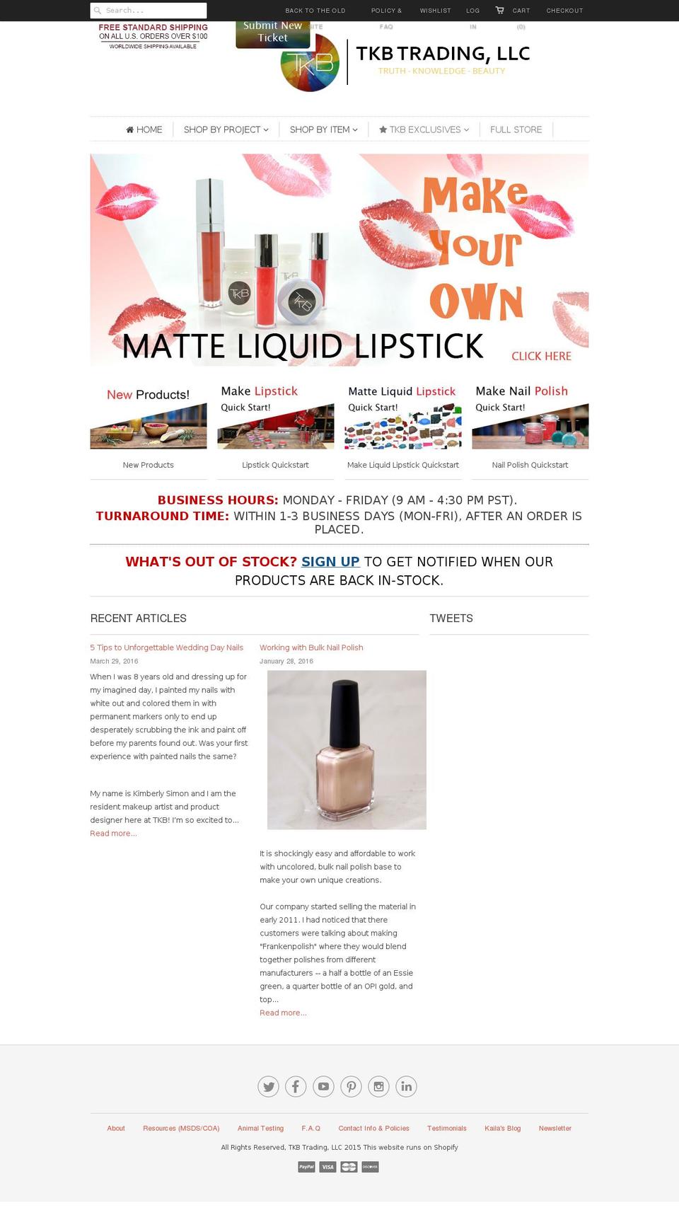 howtomakenaturalmakeup.com shopify website screenshot