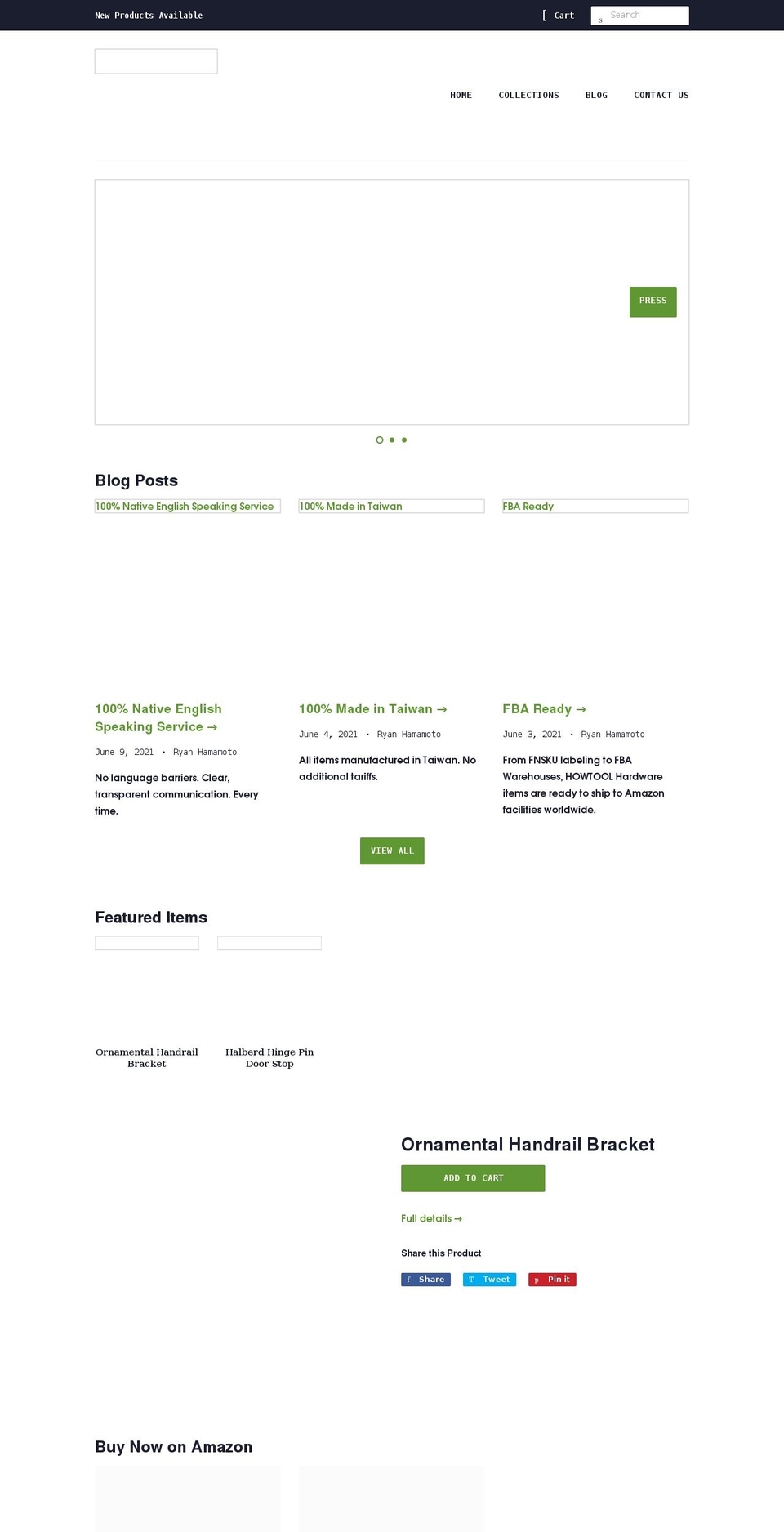 howtoolhardware.com shopify website screenshot