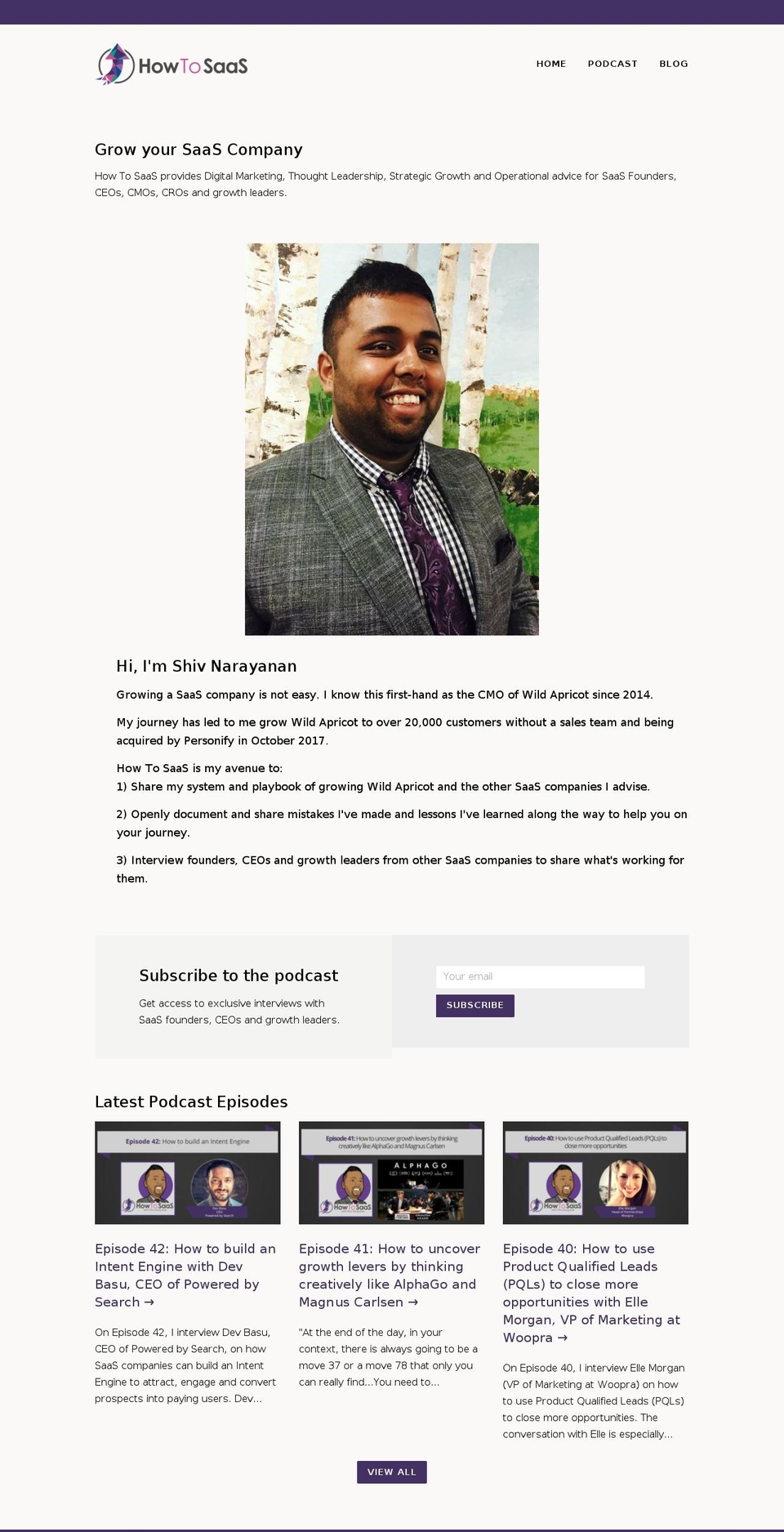 howtosaas.com shopify website screenshot