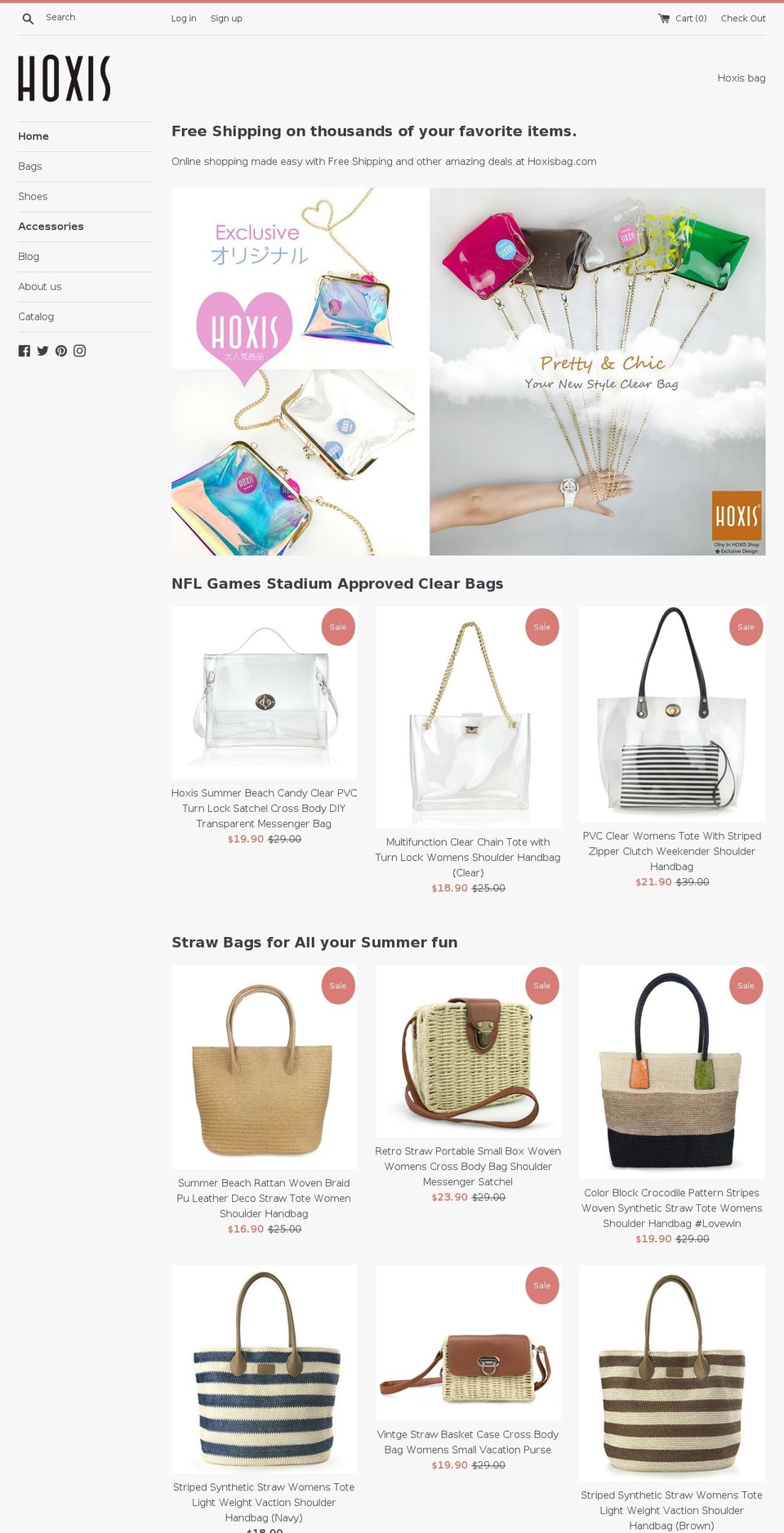 hoxisbag.com — Shopify storefront screenshot