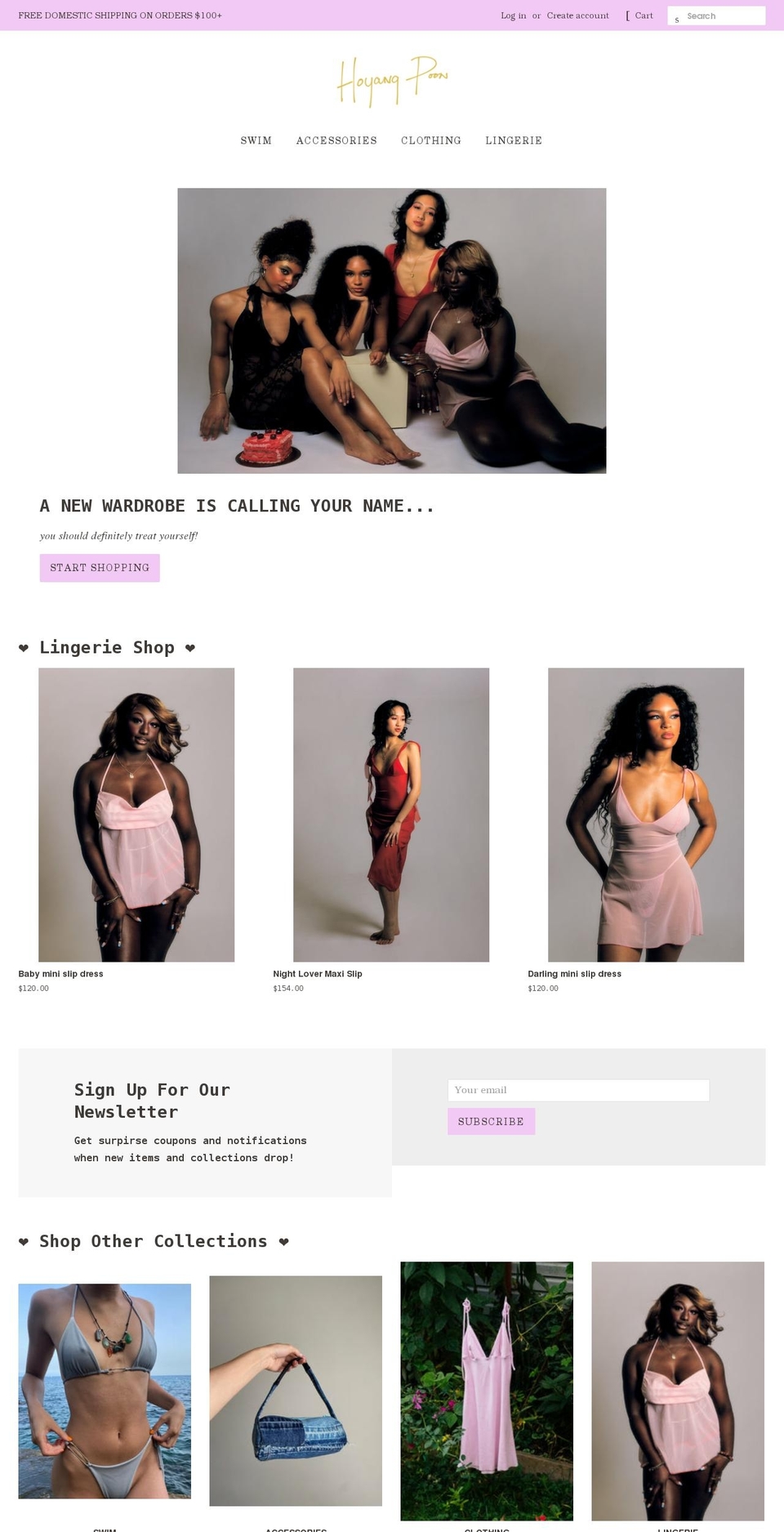 hoyangpoon.com shopify website screenshot