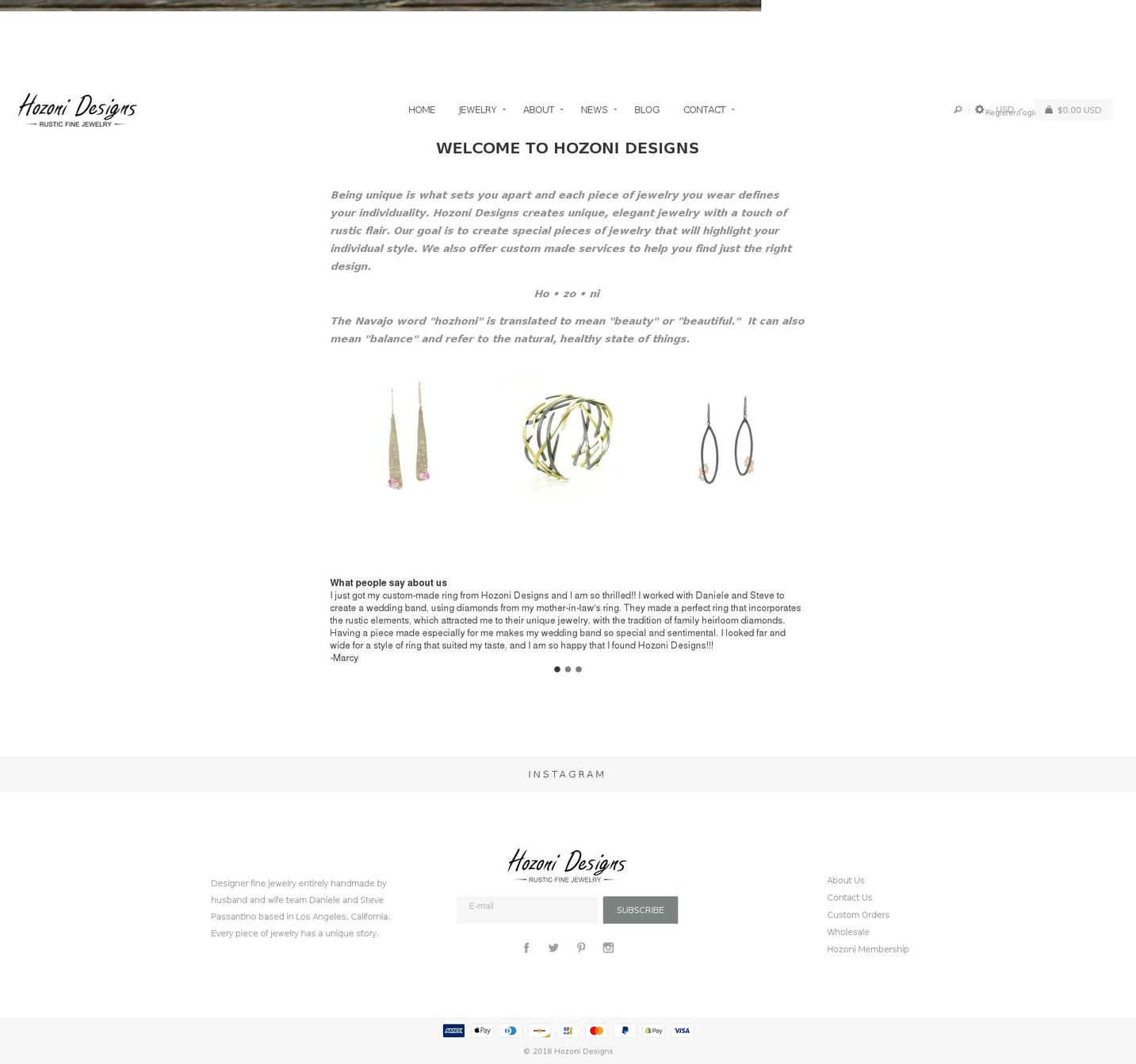 bohochic-kabukithemes Shopify theme site example hozonidesign.com