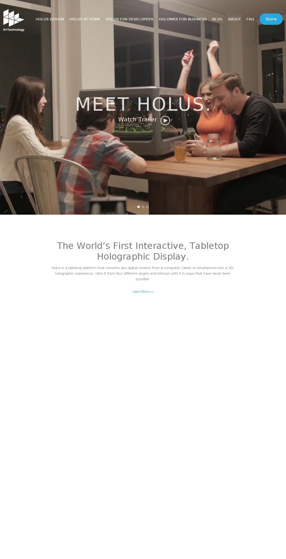 hplustech.com shopify website screenshot