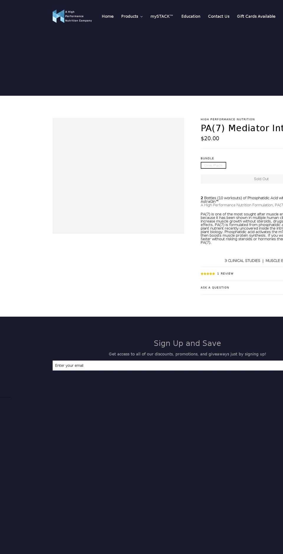 hpncorp.com — Shopify storefront screenshot