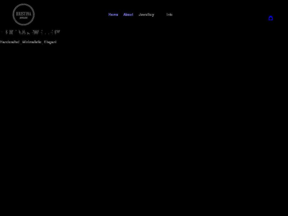 hristinajewellery.co.uk shopify website screenshot