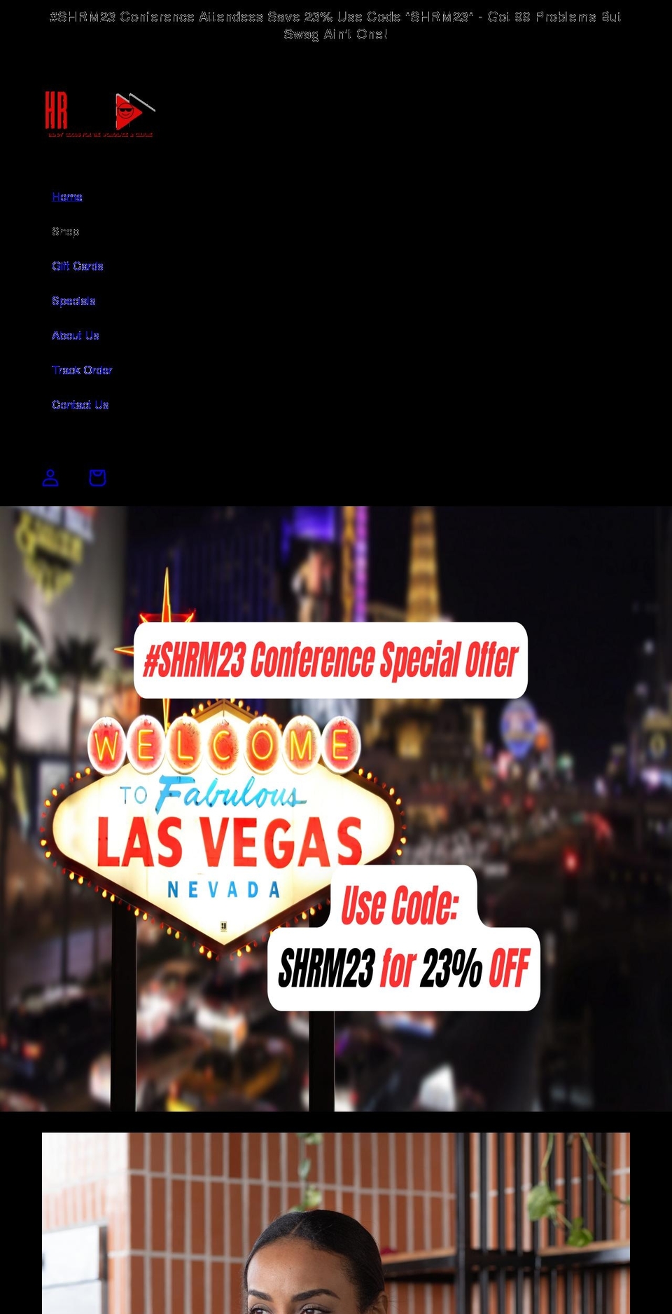 hrswagshop.com shopify website screenshot