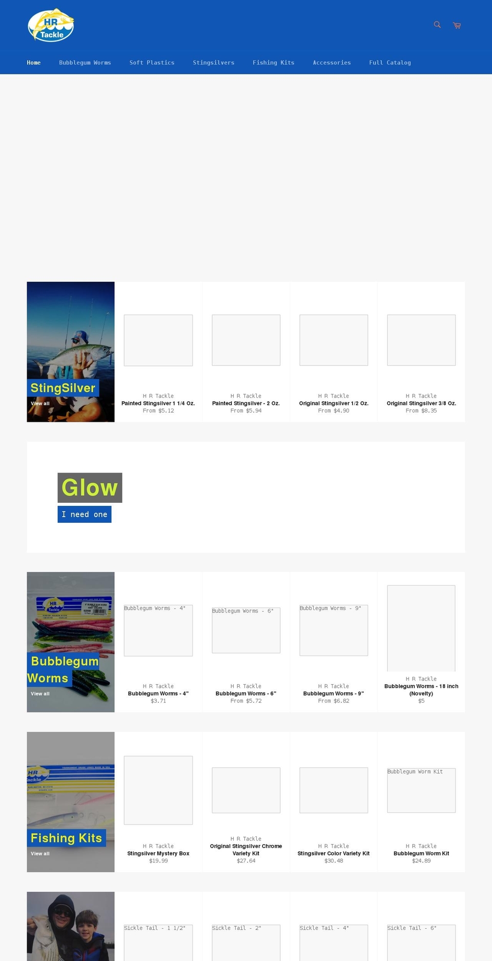 hrtackle.com shopify website screenshot