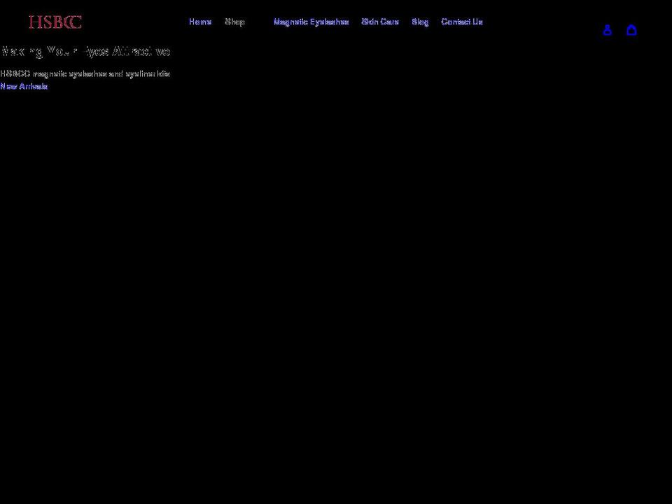 hsbccbeauty.com shopify website screenshot