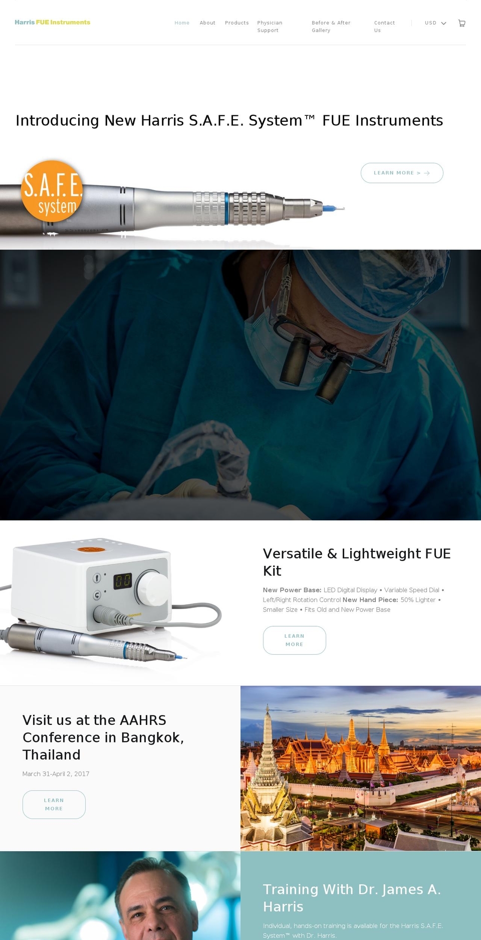 hscdev.com shopify website screenshot