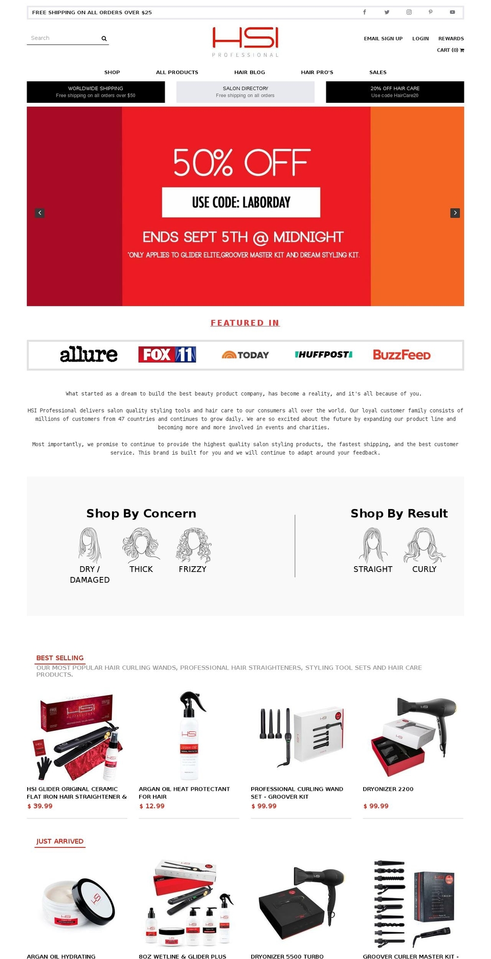 new final Shopify theme site example hsiflatironblog.com