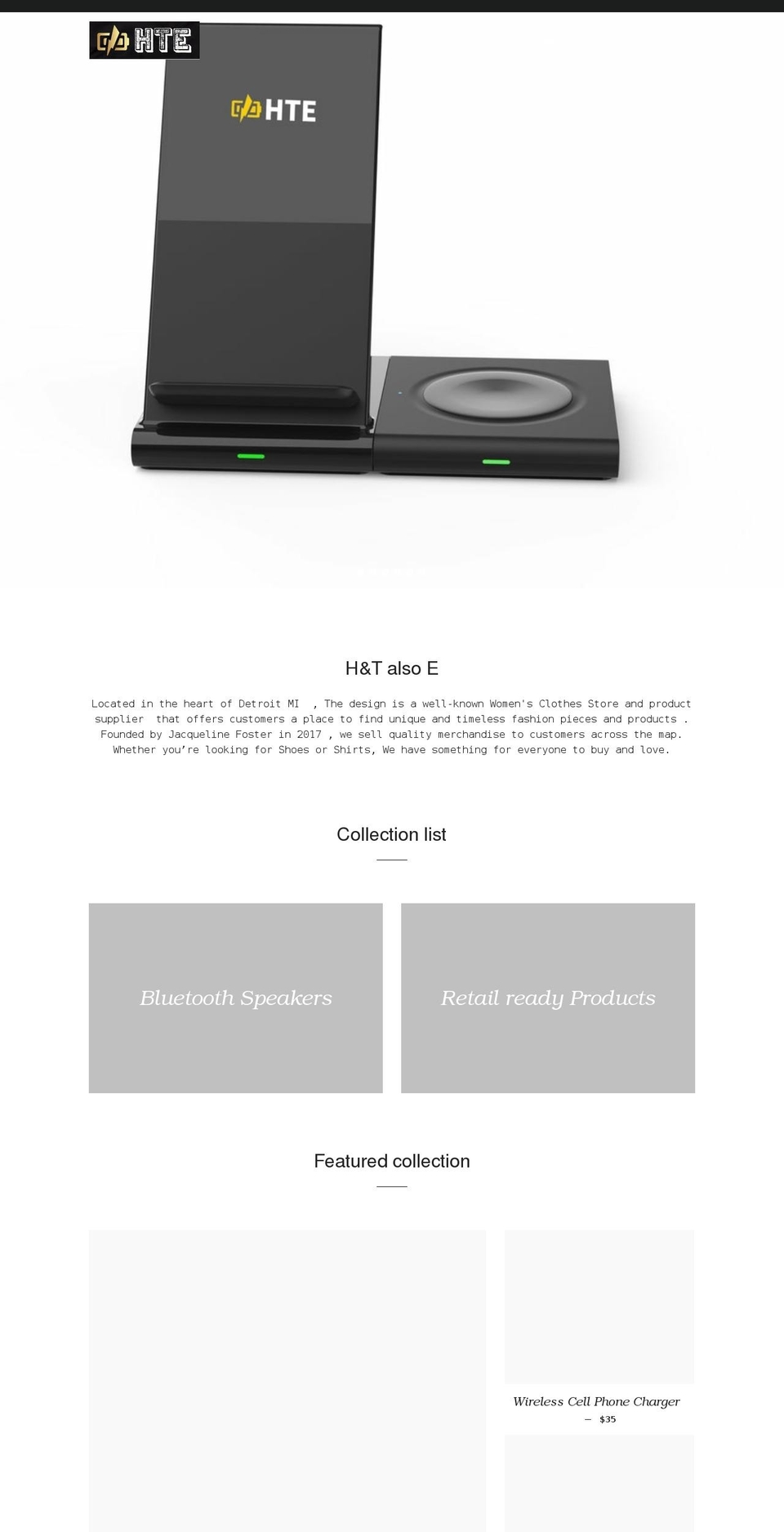 htalsoeproducts.com shopify website screenshot