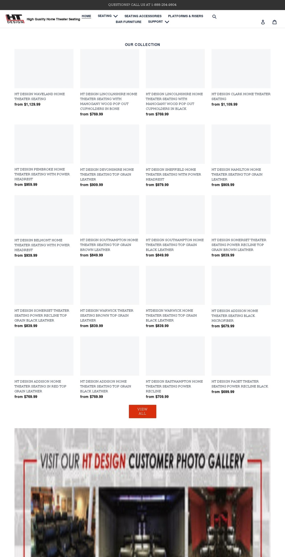 htdesign.com shopify website screenshot