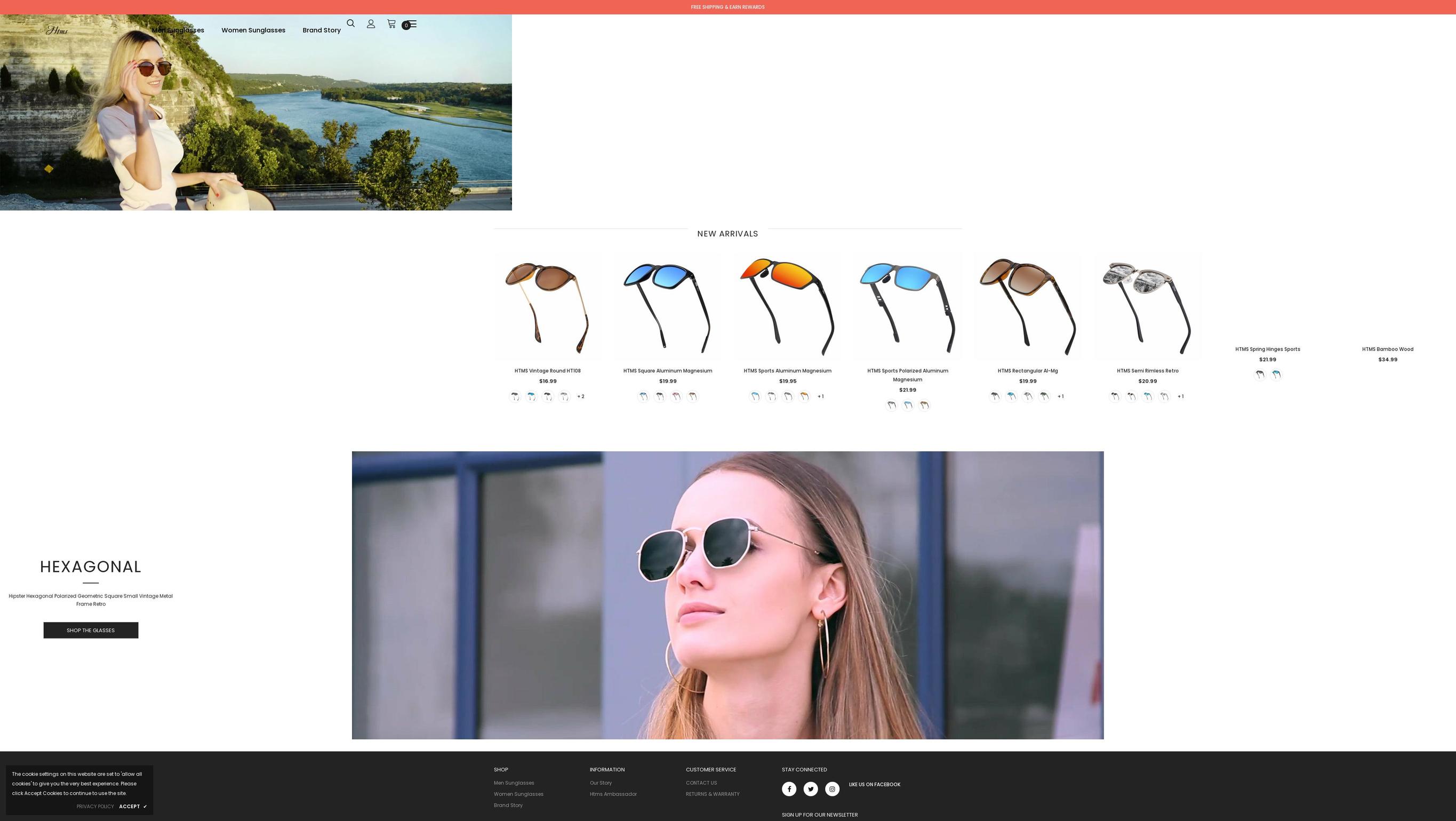htmsvision.com shopify website screenshot