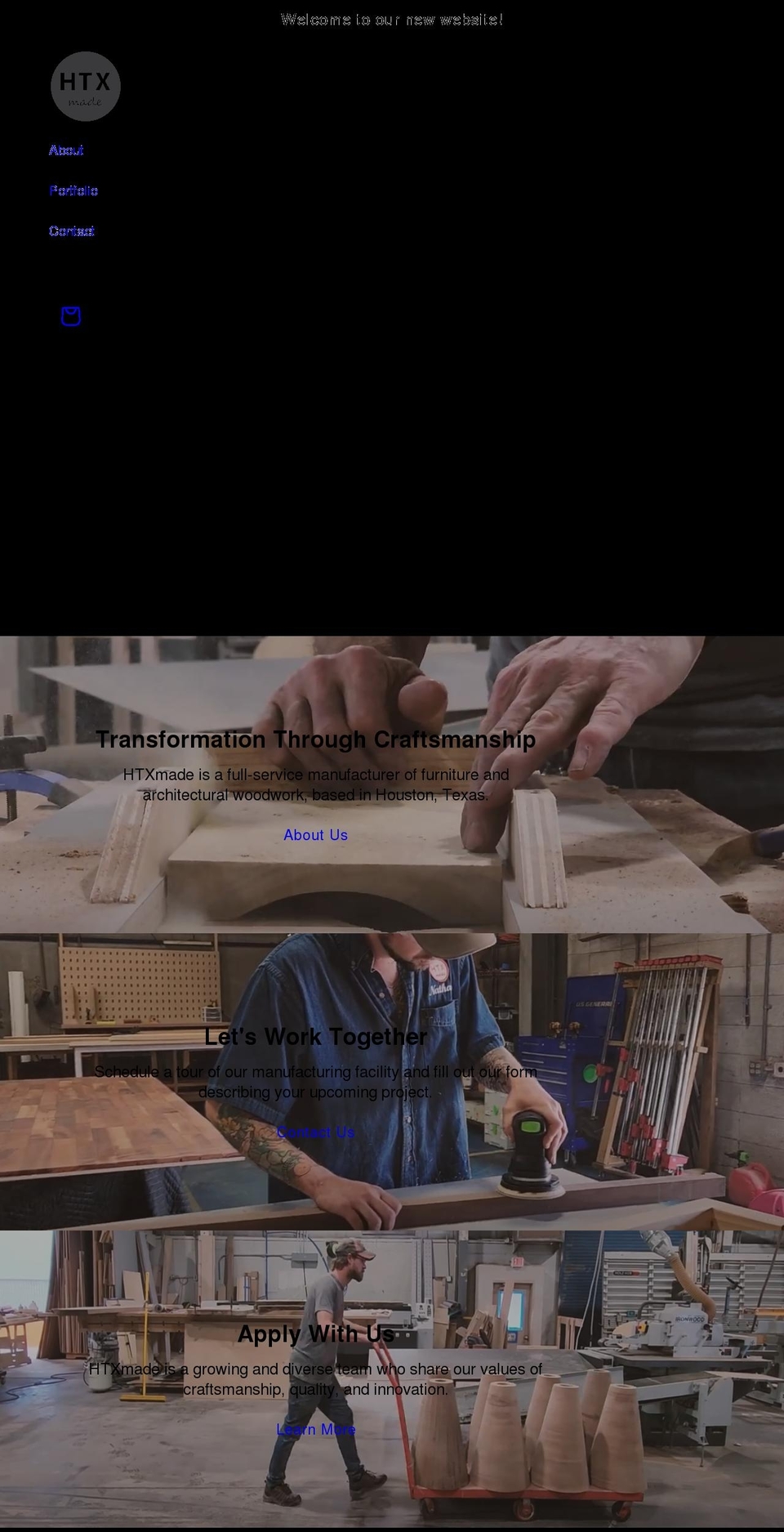 htxmade.com shopify website screenshot