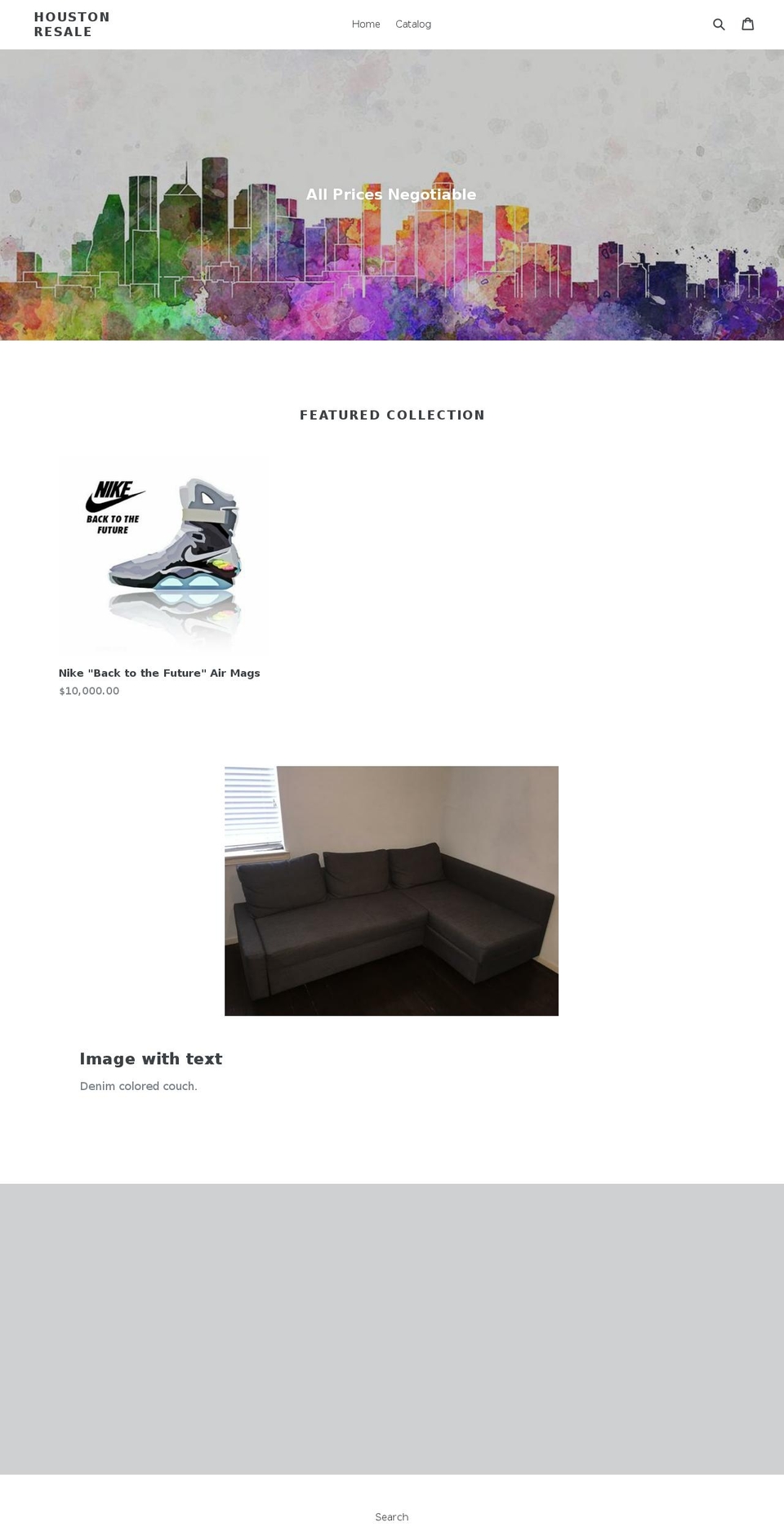 htxresale.com — Shopify storefront screenshot