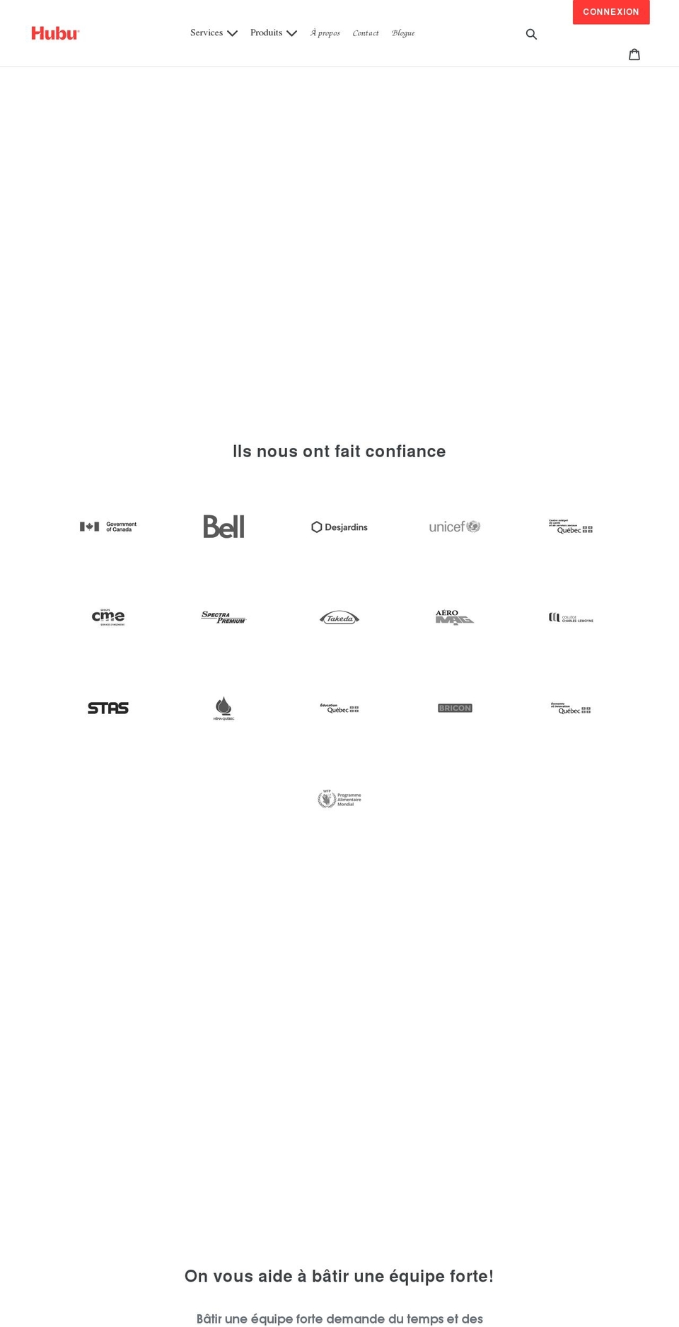 hubu.ca shopify website screenshot