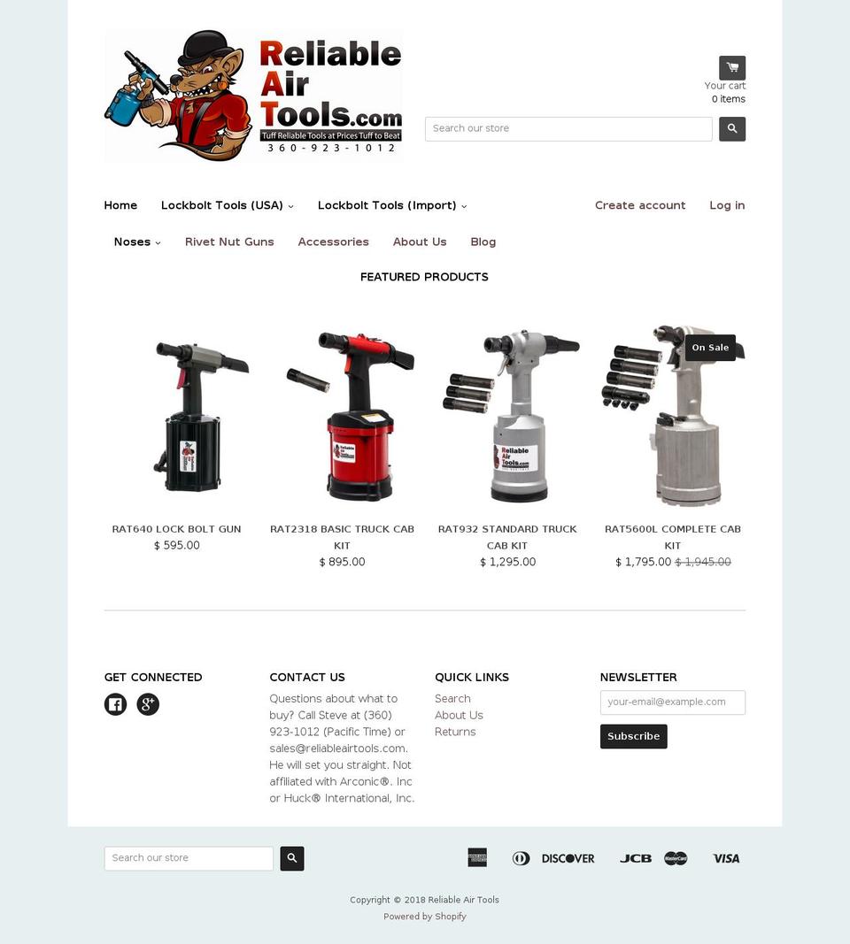 huckgun.org shopify website screenshot