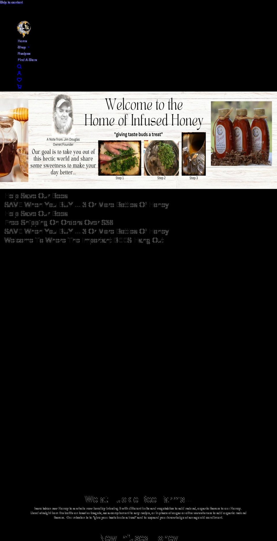 huckle-bee-farms.myshopify.com shopify website screenshot