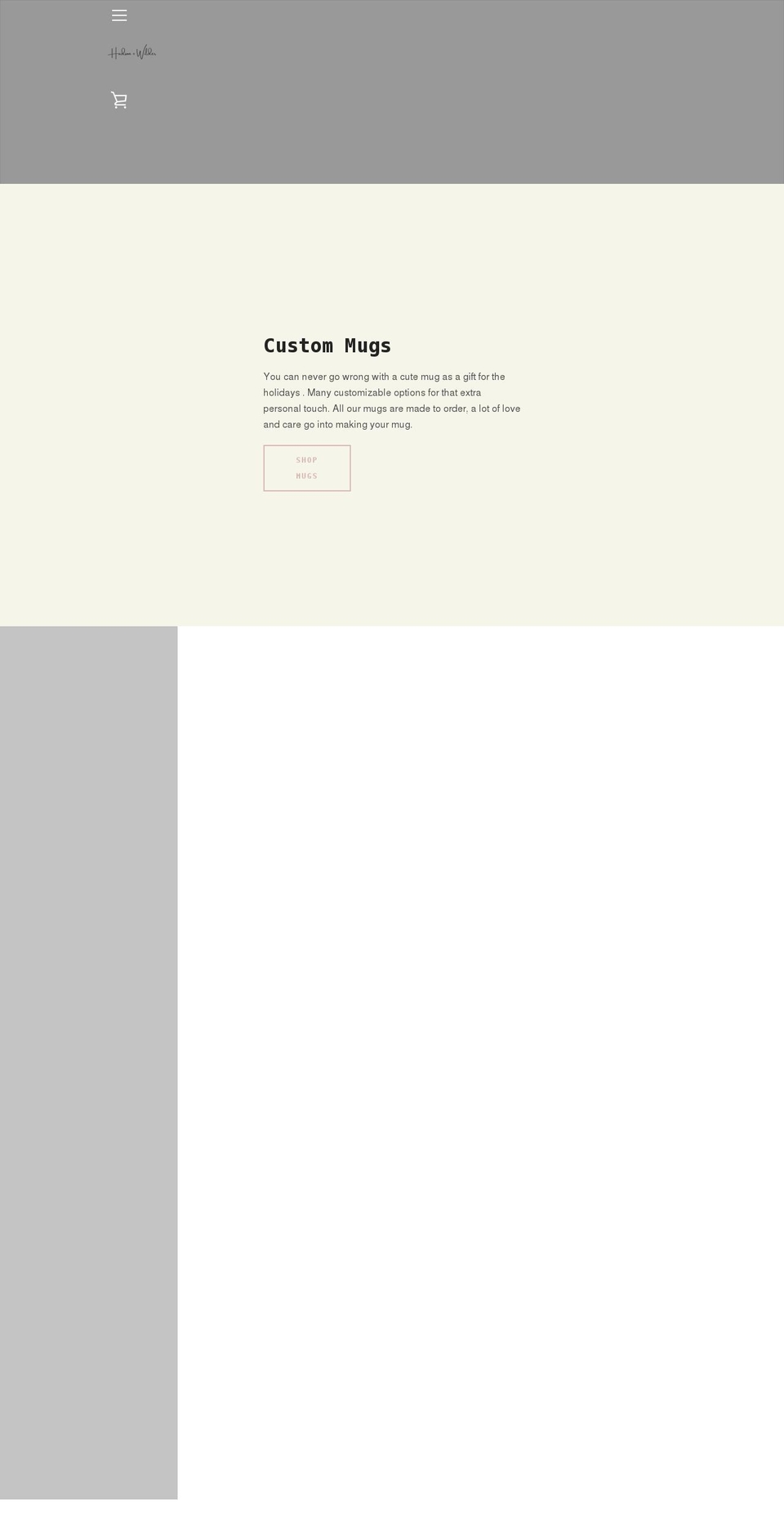 hudsonandwilder.com shopify website screenshot