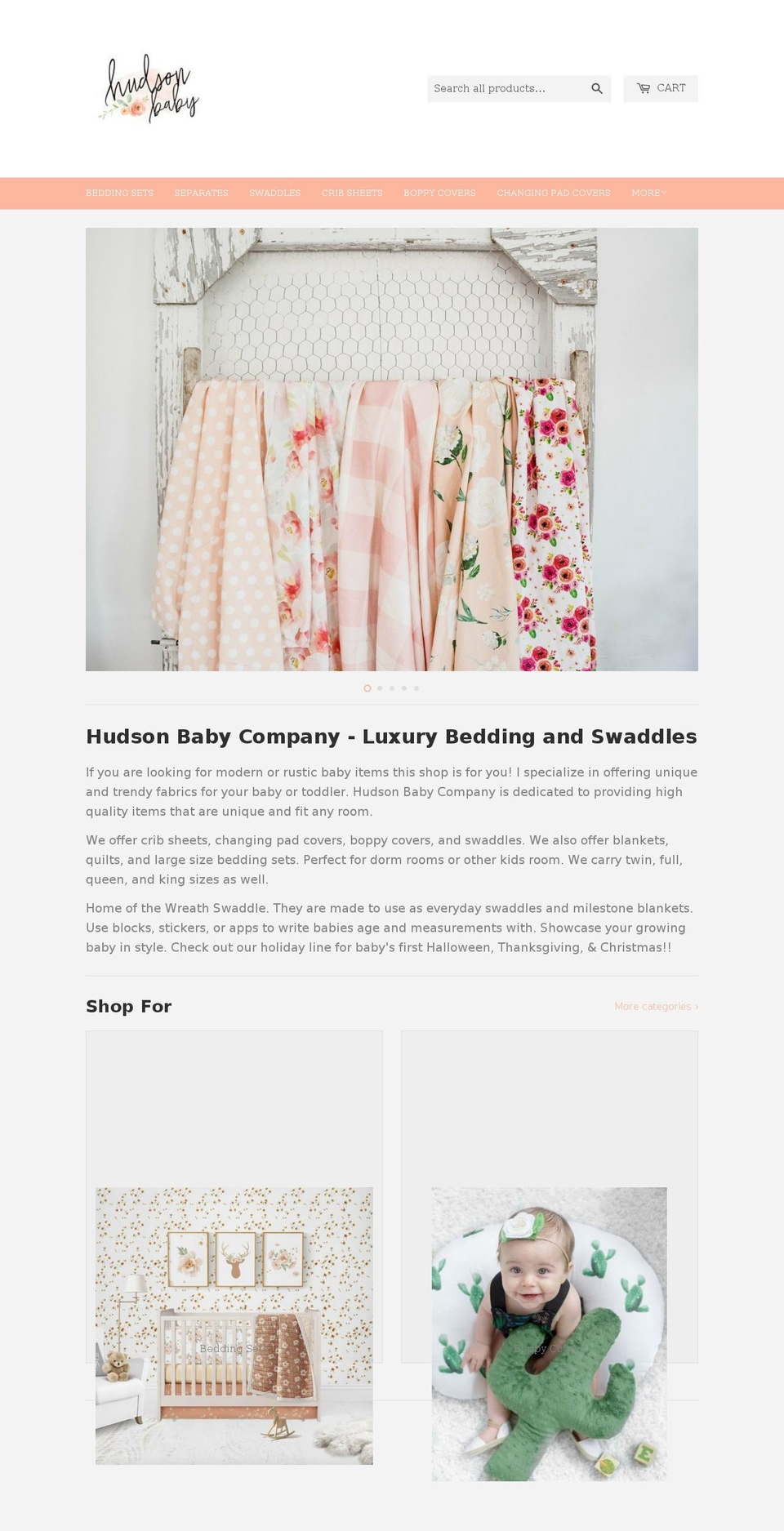hudsonbabycompany.com — Shopify storefront screenshot