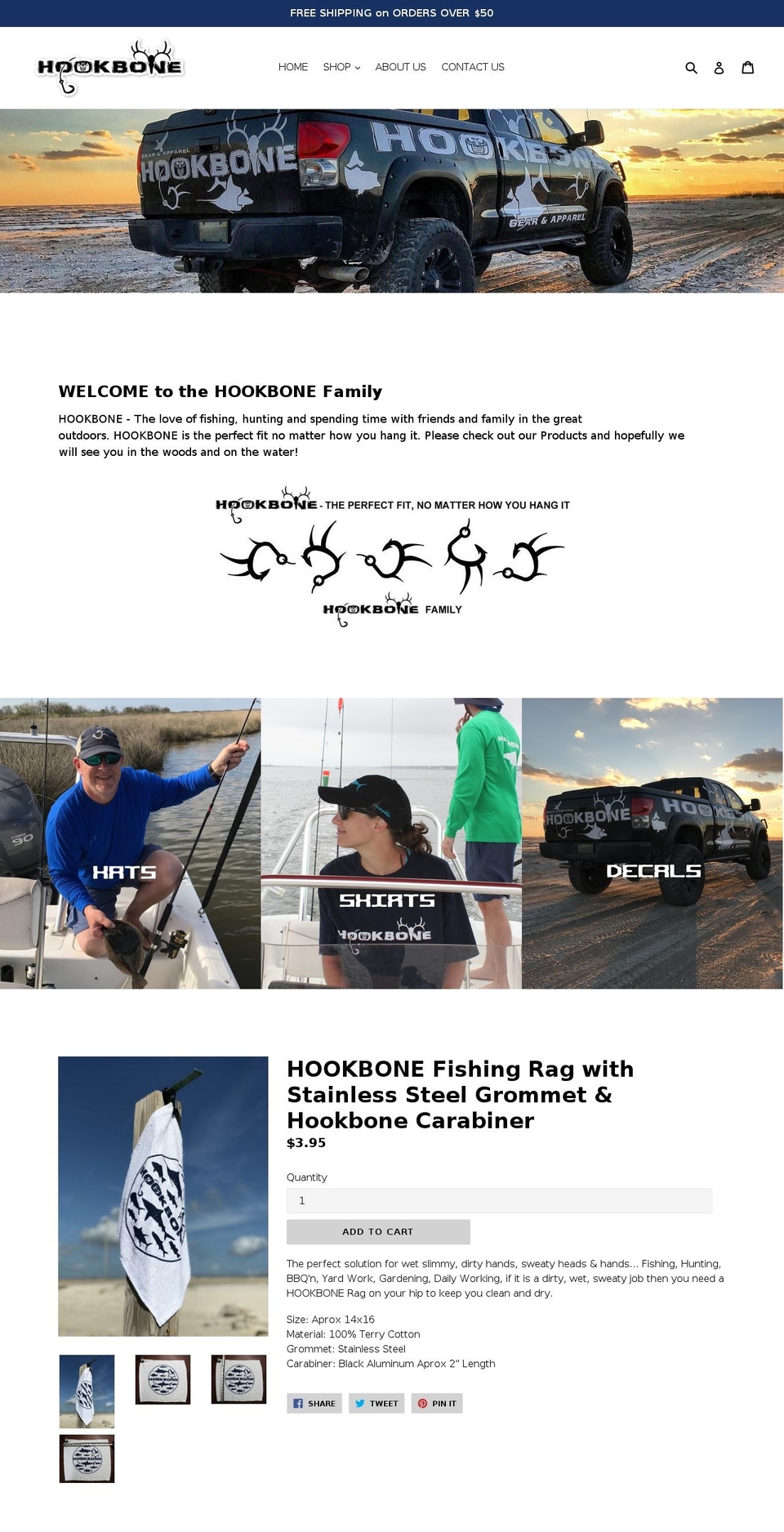 hudsonflyingservice.com — Shopify storefront screenshot